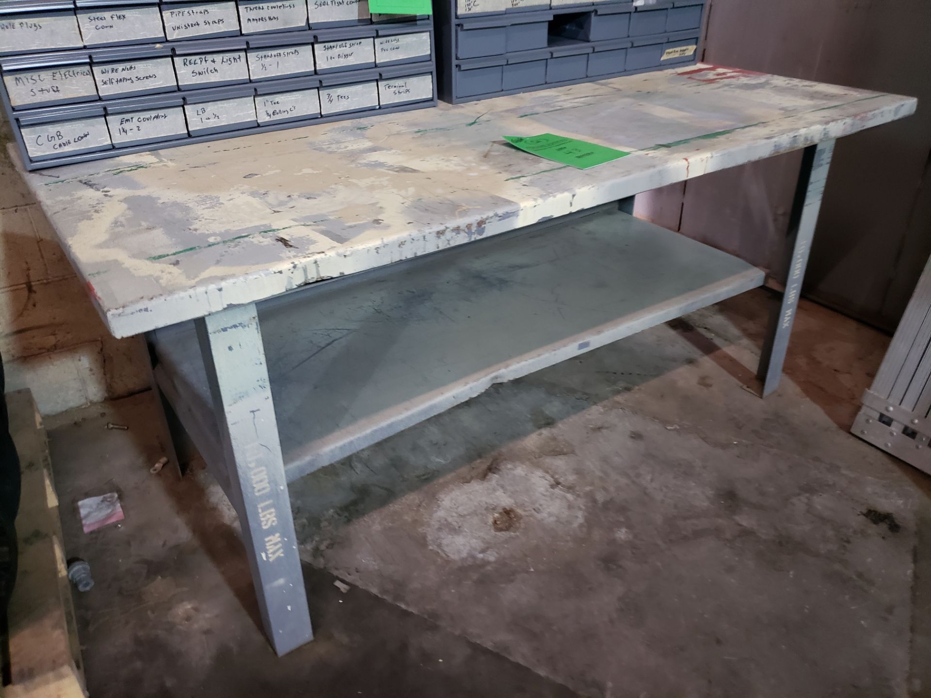 STEEL TABLE 6' X 4'