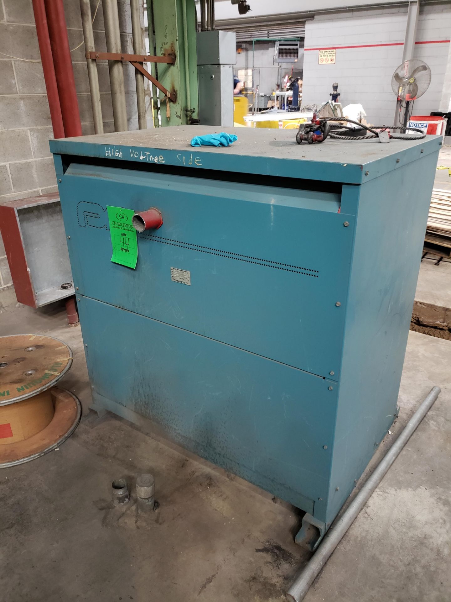 PMI TRANSFORMER 300KVA/60HZ/3PH/75AMP PRI-23000 SEC-120-600Y SPEC-6488 TYPE S 1445-289 AMP S#12369