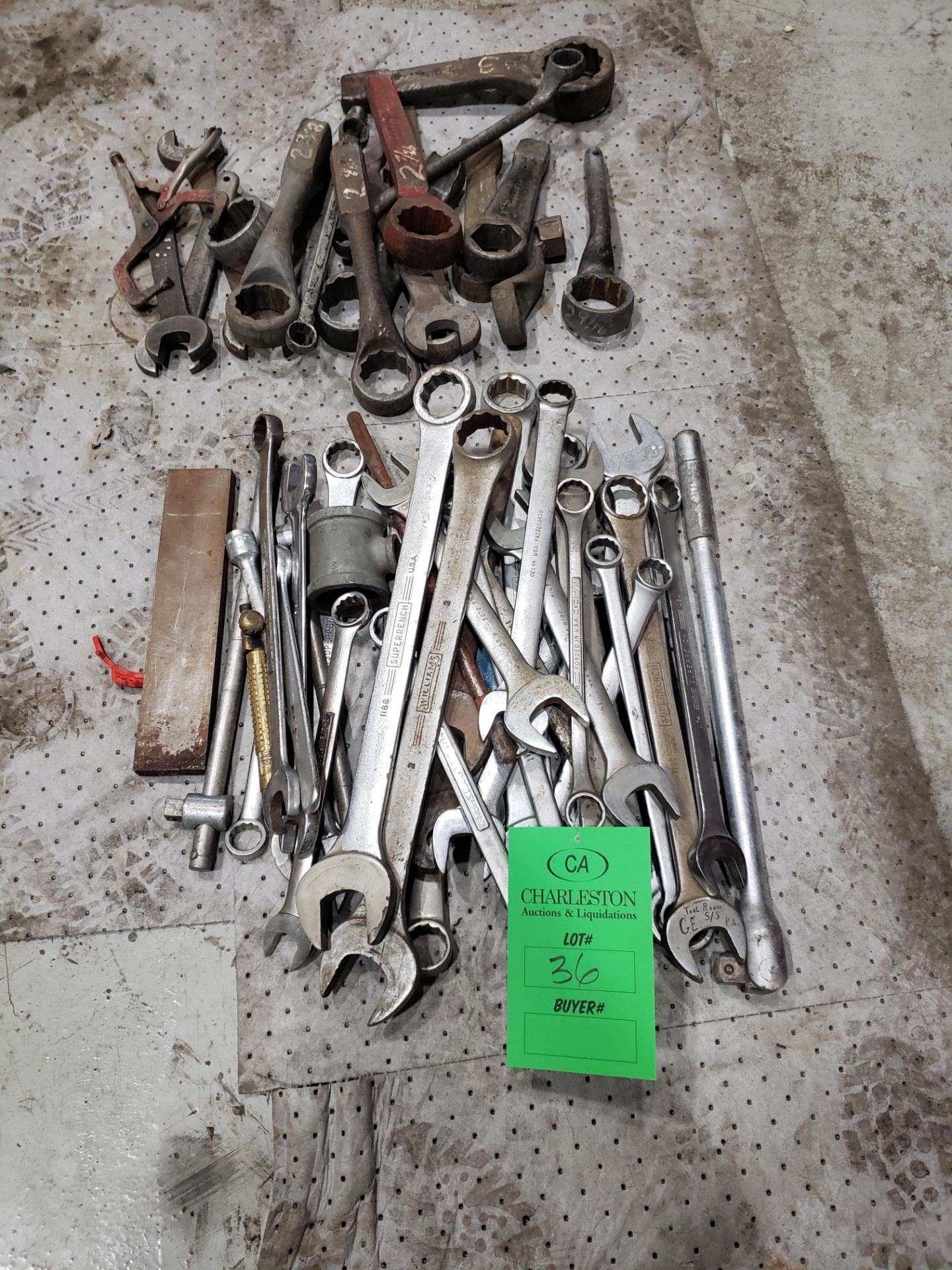 LARGE QTY. OF WRENCHES