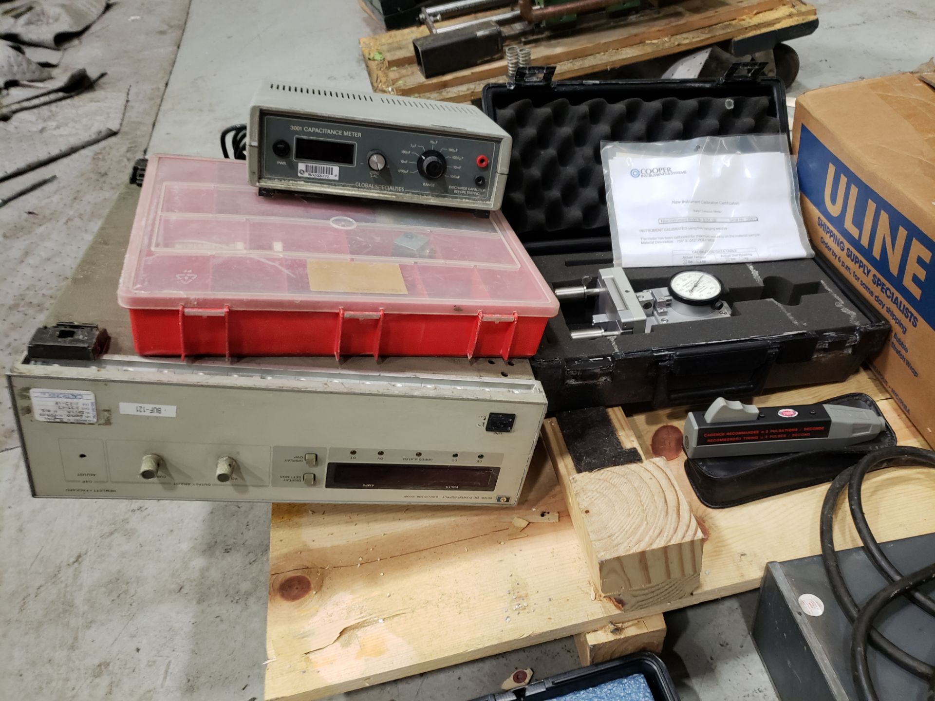 PALLET OF MISC. ELECTRONIC TEST: (1) YOKOGAWA 2533 DIGITAL POWER METER (1) EPSCO PS-1000-125 DC - Image 4 of 5