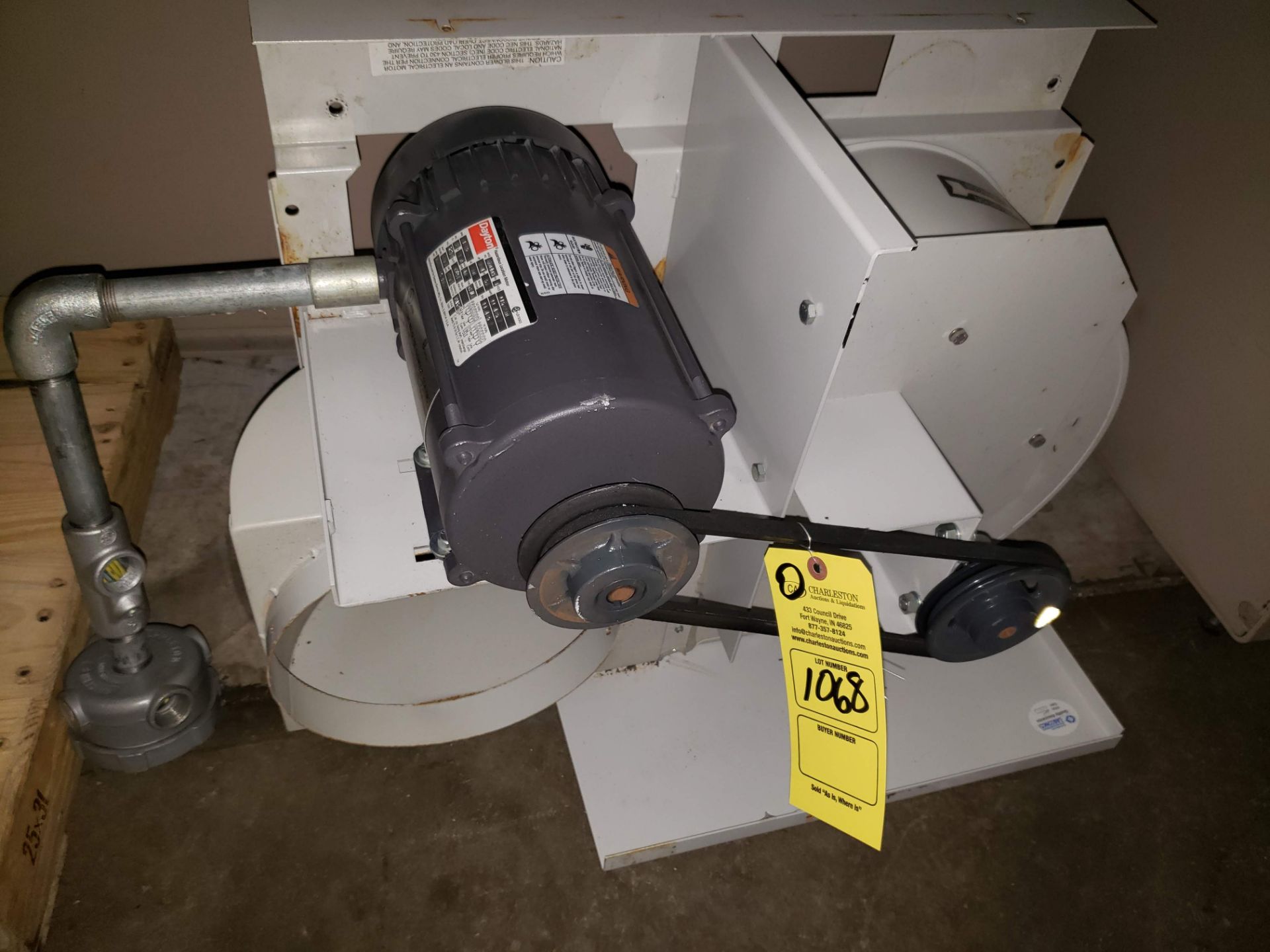 LABCONICS BLOWER W/ DAYTON 3/4 HP MOTOR