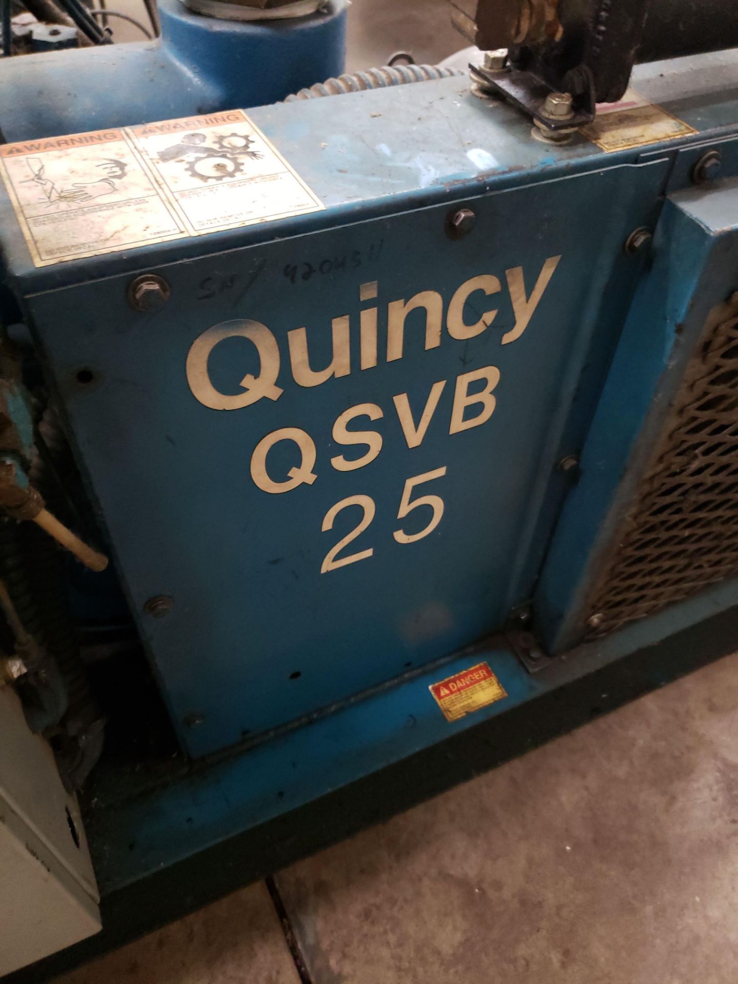 QUINCY AIR COMPRESSOR MODEL-QSVB-25-ANN3F S#92045H 25HP - Image 2 of 3