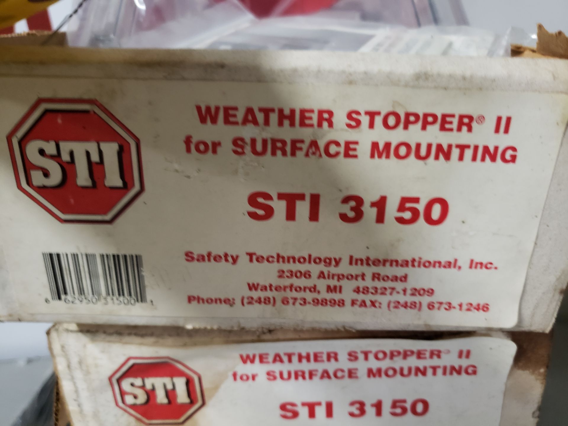 (4) STI WEATHER STOPPER 2 FOR SURFACE MOUNTING MODEL-STI 3150 - Image 2 of 2