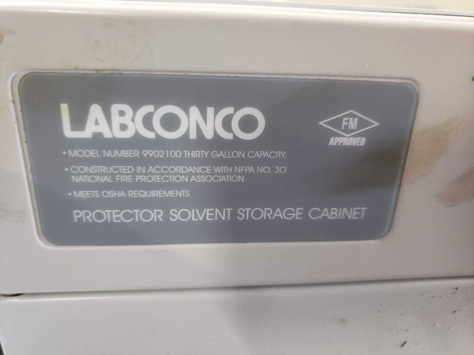 LABCONCO FLAMMABLE LIQUID STORAGE CABINET - Image 3 of 3