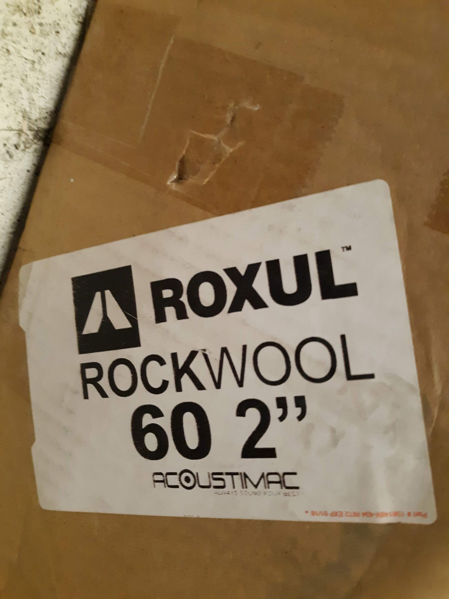 (2) BOXES ROXUL ROCKWOOL ACOUSTIC INSULATION - Image 2 of 3