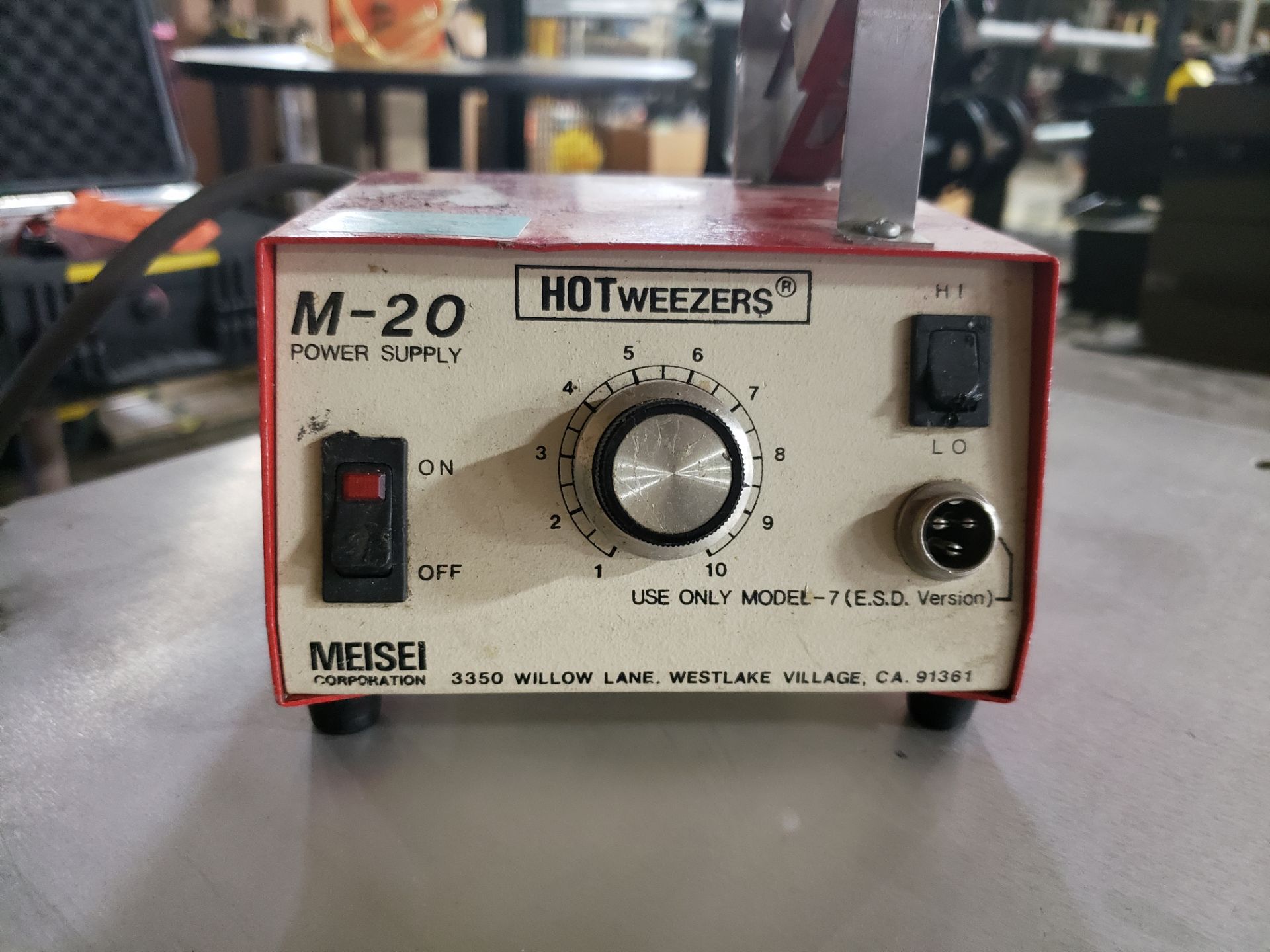 (6) MEISEI HOTWEEZER M-20 POWER SUPPLY - Image 2 of 2