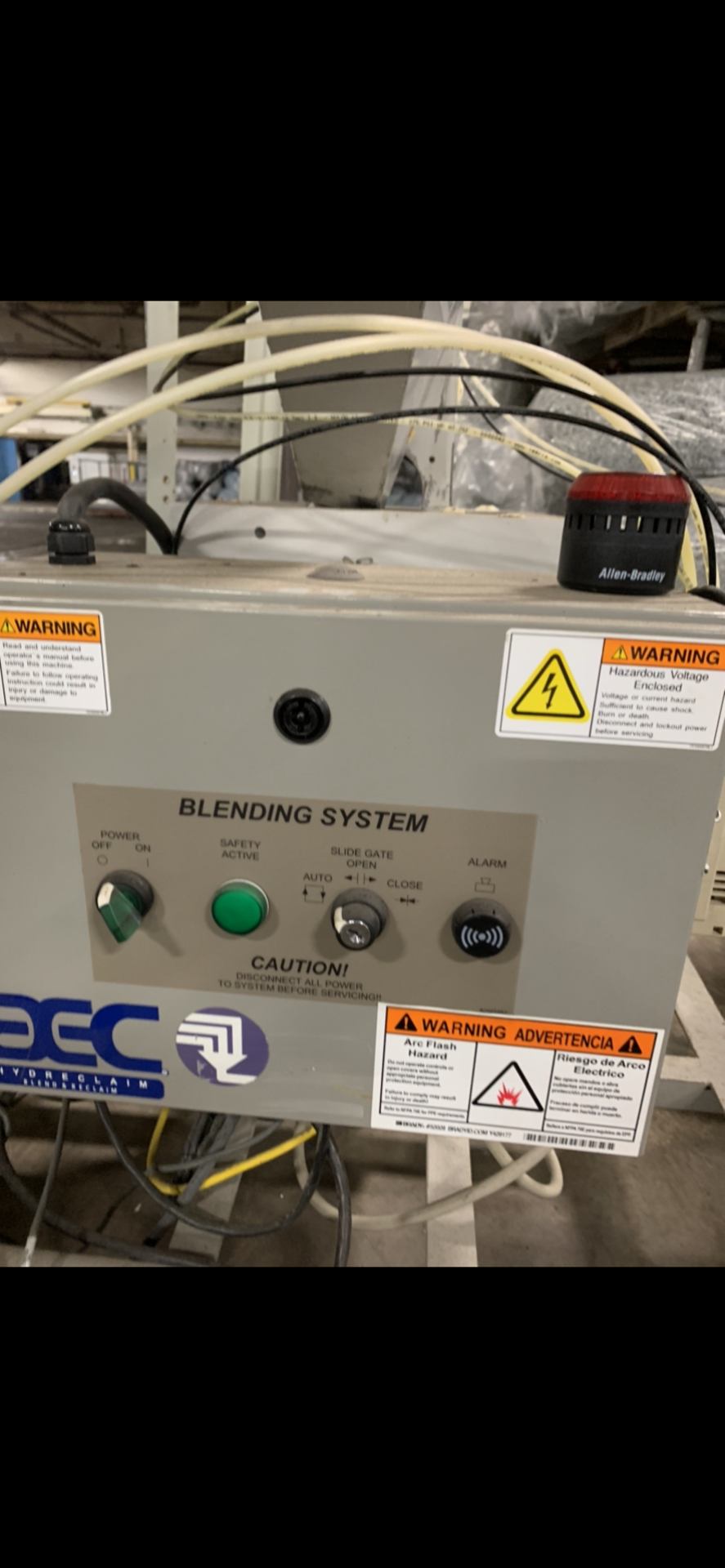 AEC HYDRECLAIM BLENDING SYSTEM; WHITLOCK SBB-2Q BLENDER 115 V - Image 2 of 3