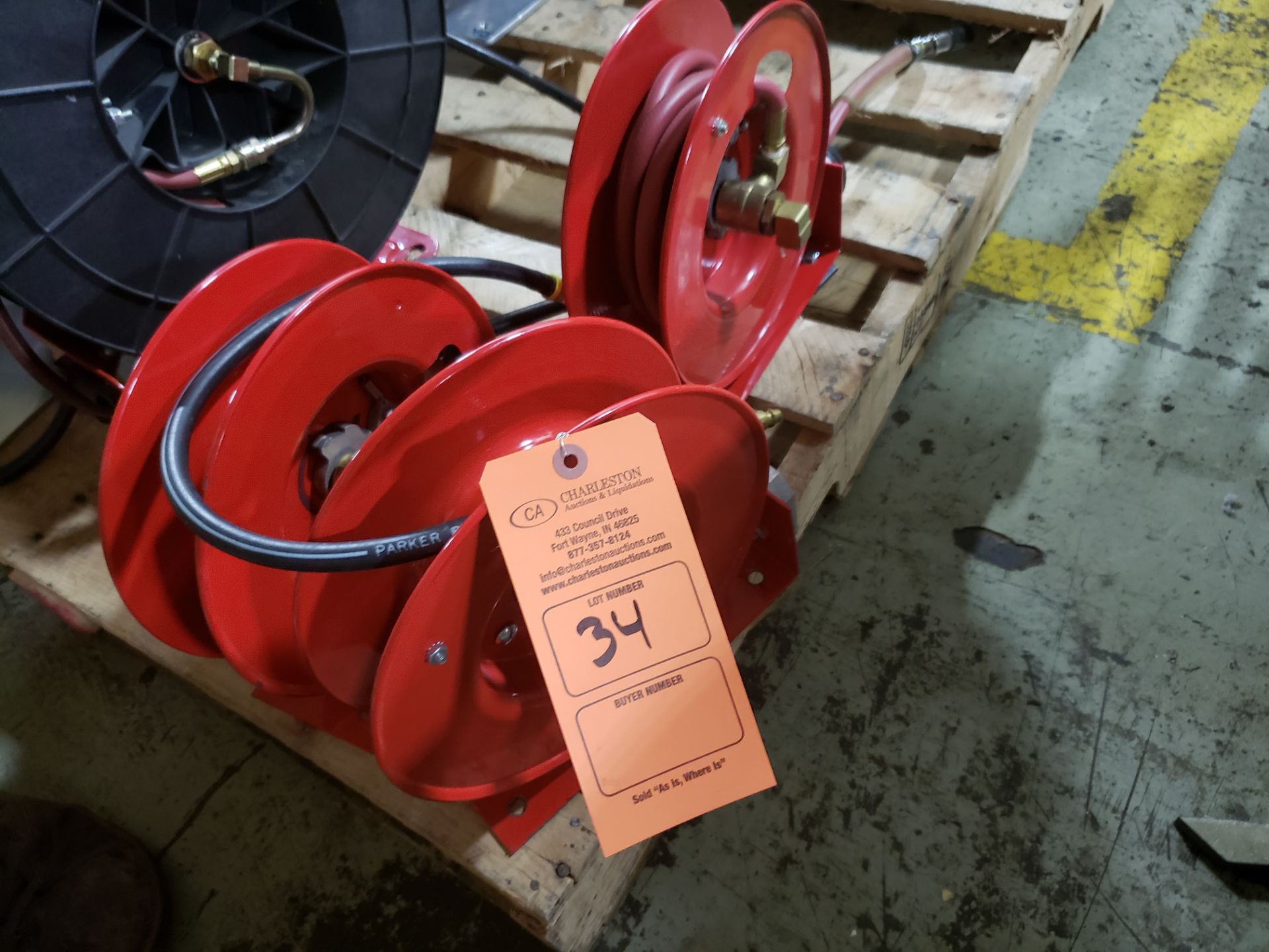 (3) DURO AIR COMPRESSOR HOSE REEL MODEL-2002