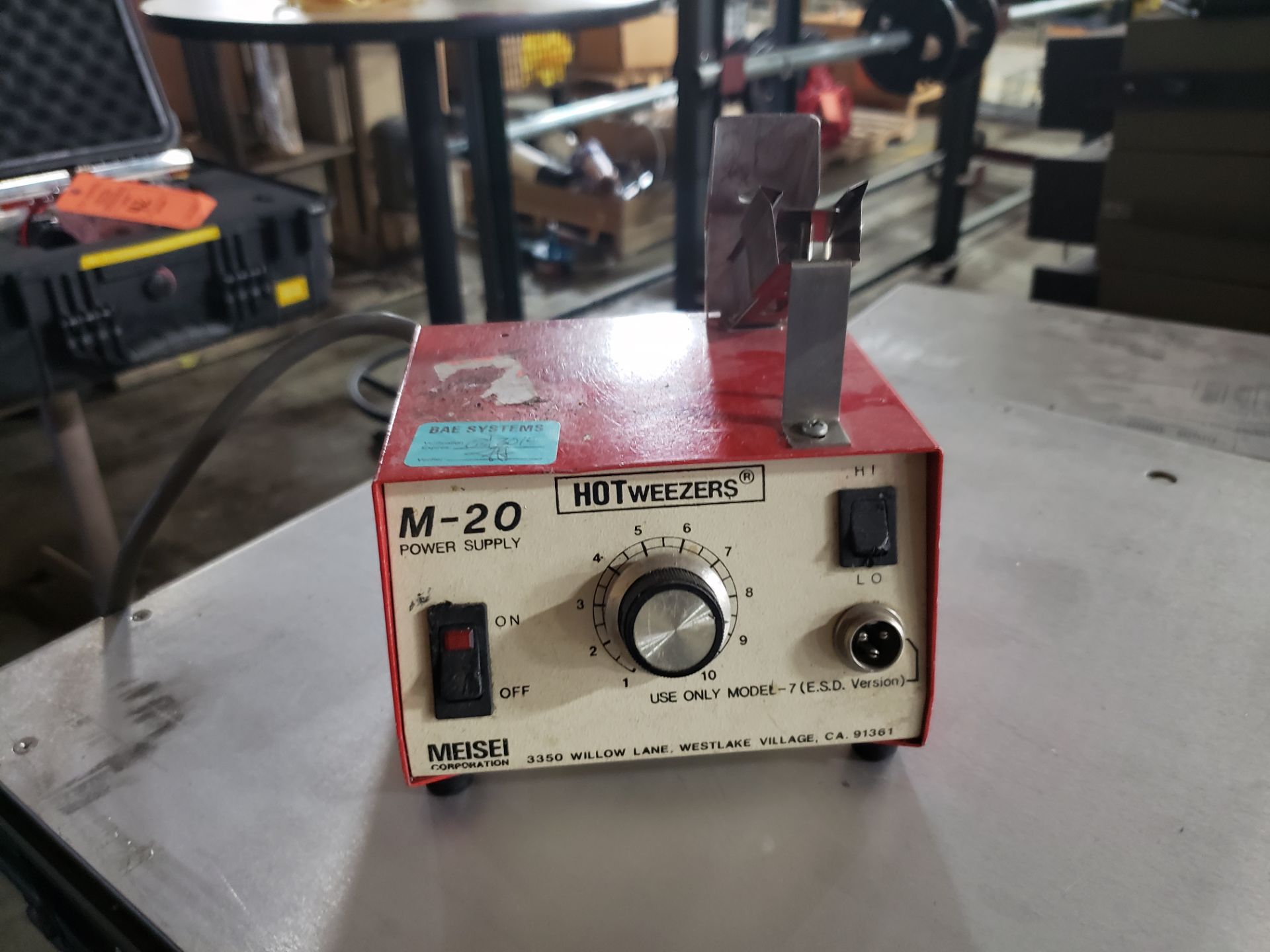 (5) MEISEI HOTWEEZER M-20 POWER SUPPLY - Image 2 of 2