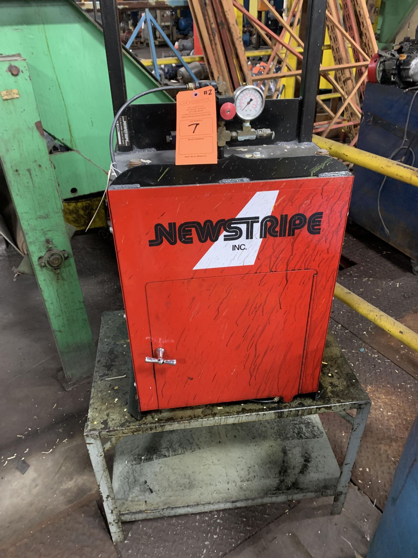 NEWSTRIPE PAIL AND INDUSTRIAL PAINT CAN CRUSHER