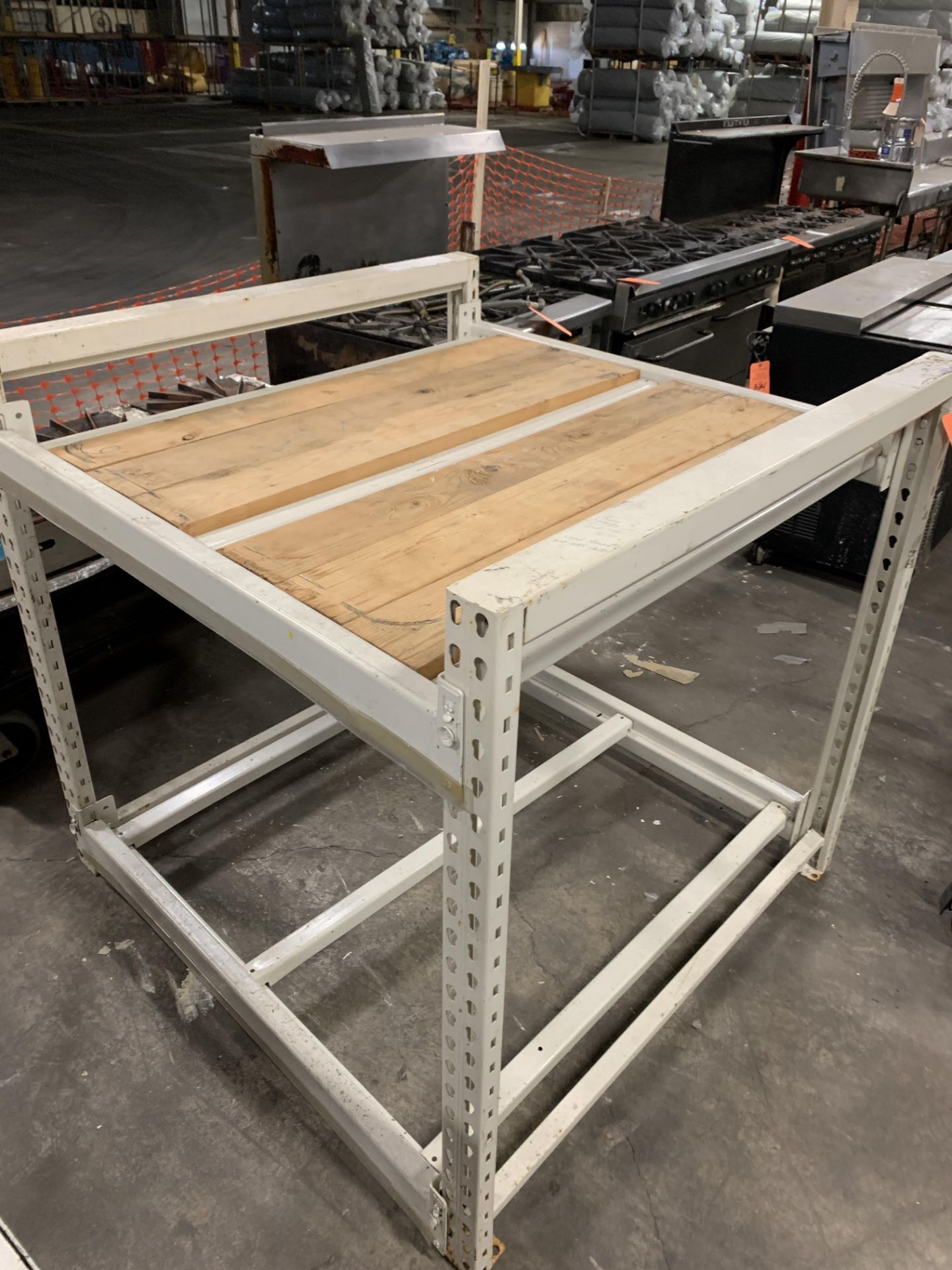 (2) PALLET OF RACKING SHELVES