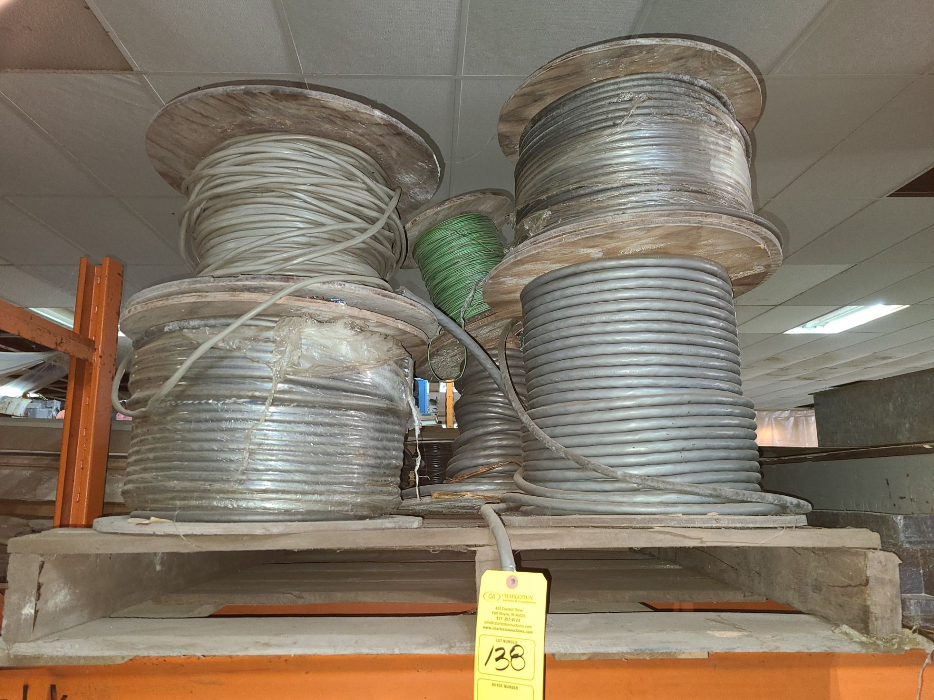 PALLET OF VARIOUS GAUGE WIRE