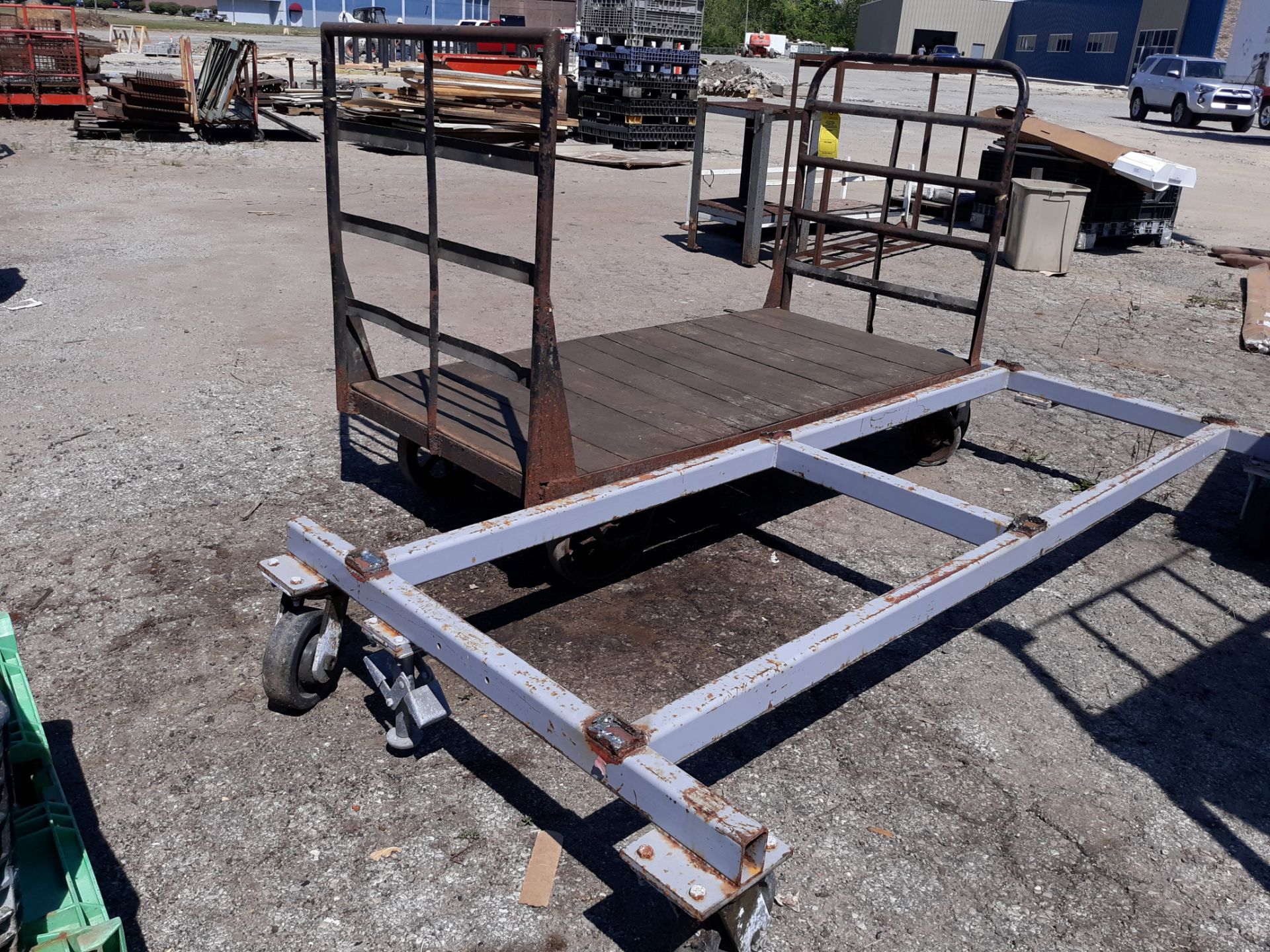 LOT OF (2) HEAVY-DUTY ROLLING CARTS - Image 2 of 2