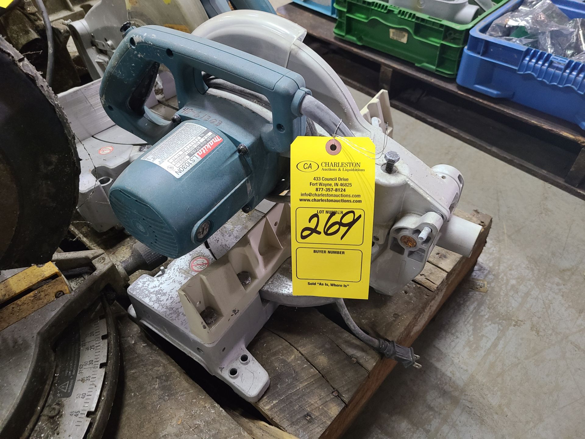 MAKITA MITER SAW: MODEL LS1020N 10" BLADE