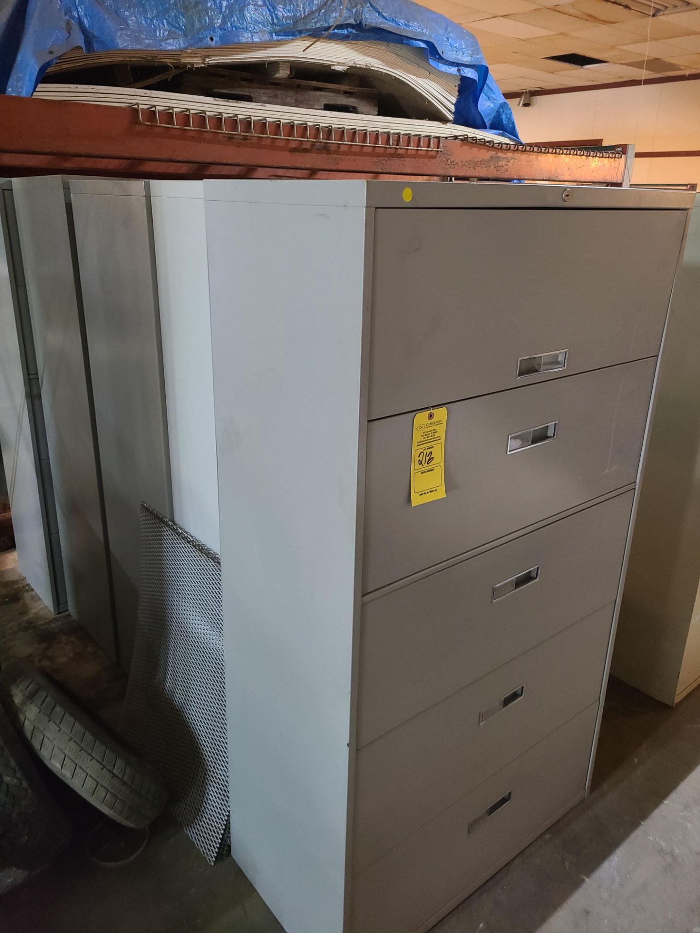 (5) HORIZONTAL FILE CABINETS