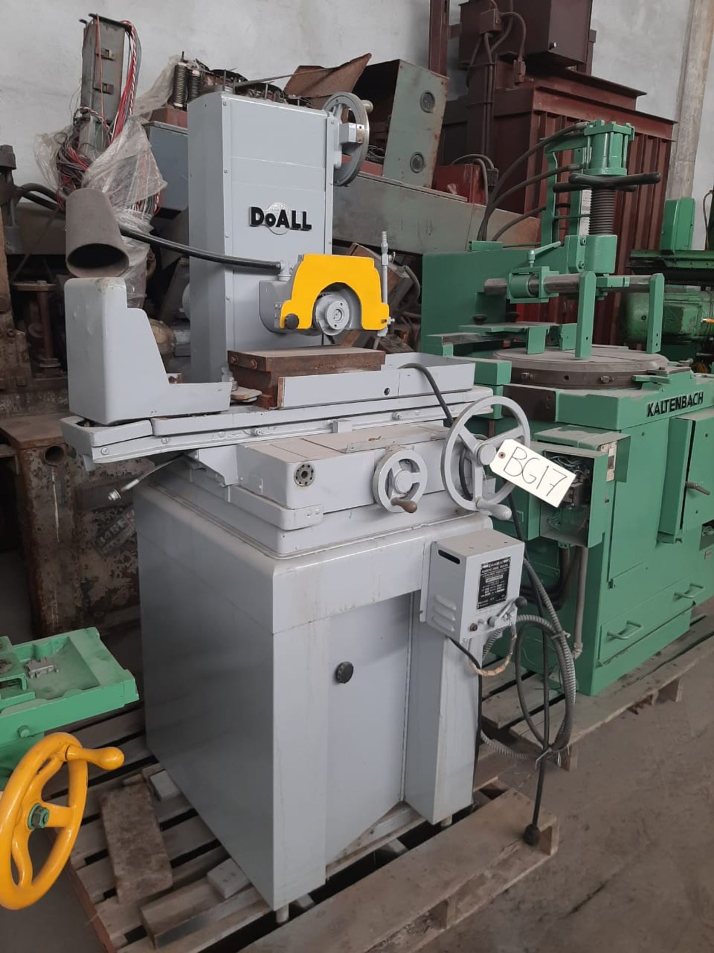 DoALL Super Precision grinder spindle Model MD 6 S/N 2758 6" x 12" Motor R&M 220/440 volts 1HP 3PH - Image 3 of 8