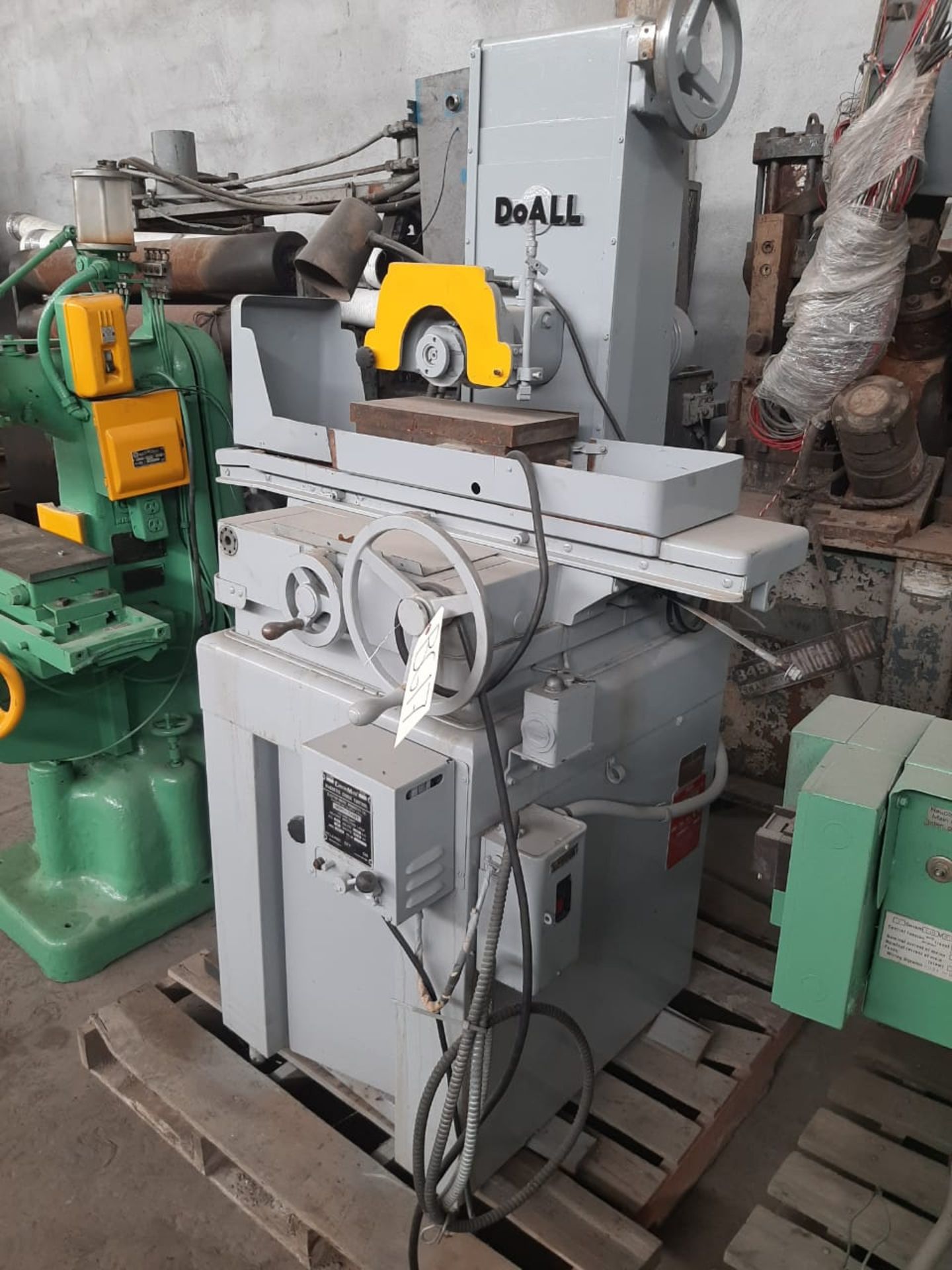 DoALL Super Precision grinder spindle Model MD 6 S/N 2758 6" x 12" Motor R&M 220/440 volts 1HP 3PH - Image 2 of 8