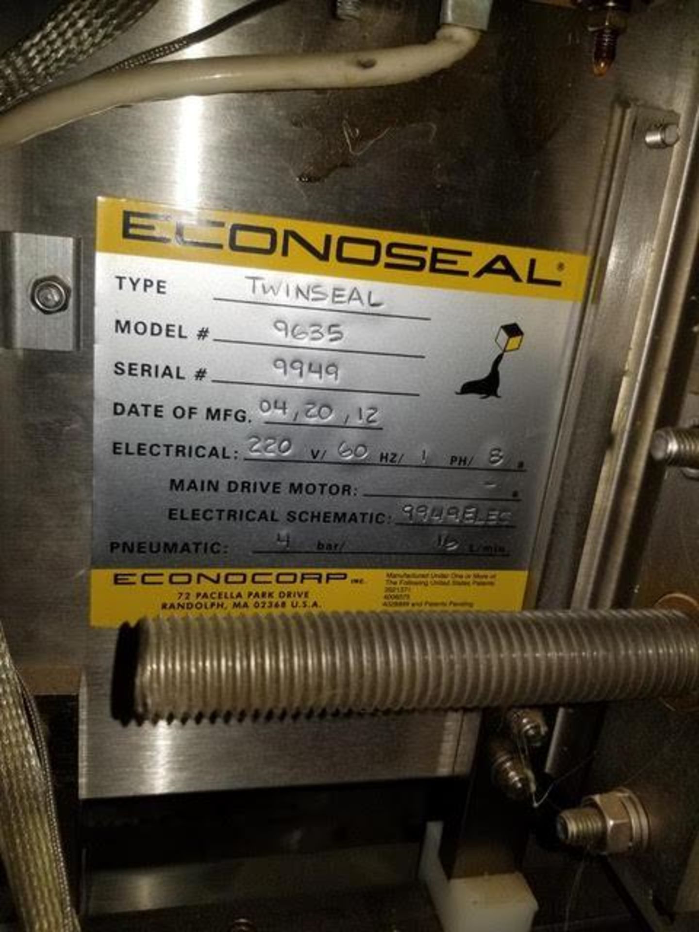 Econoseal Twin Seal Glue Carton Machine - Image 3 of 3