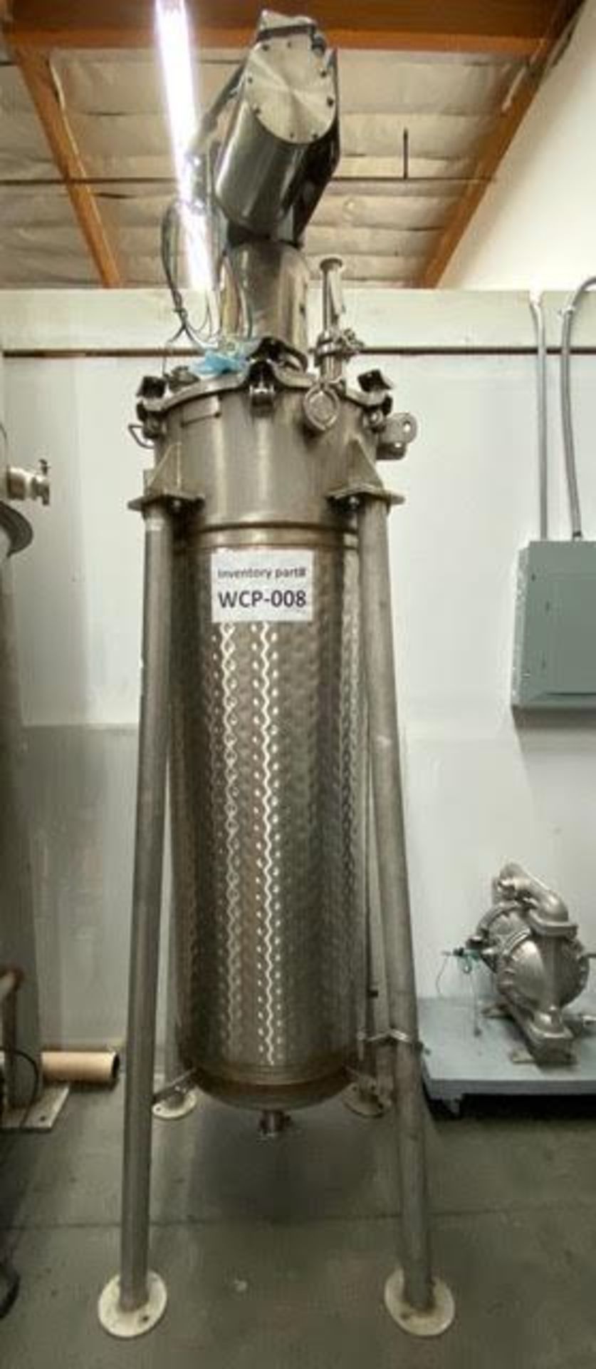 Small Jacketed Mixing Tank 100 Gallons Approx