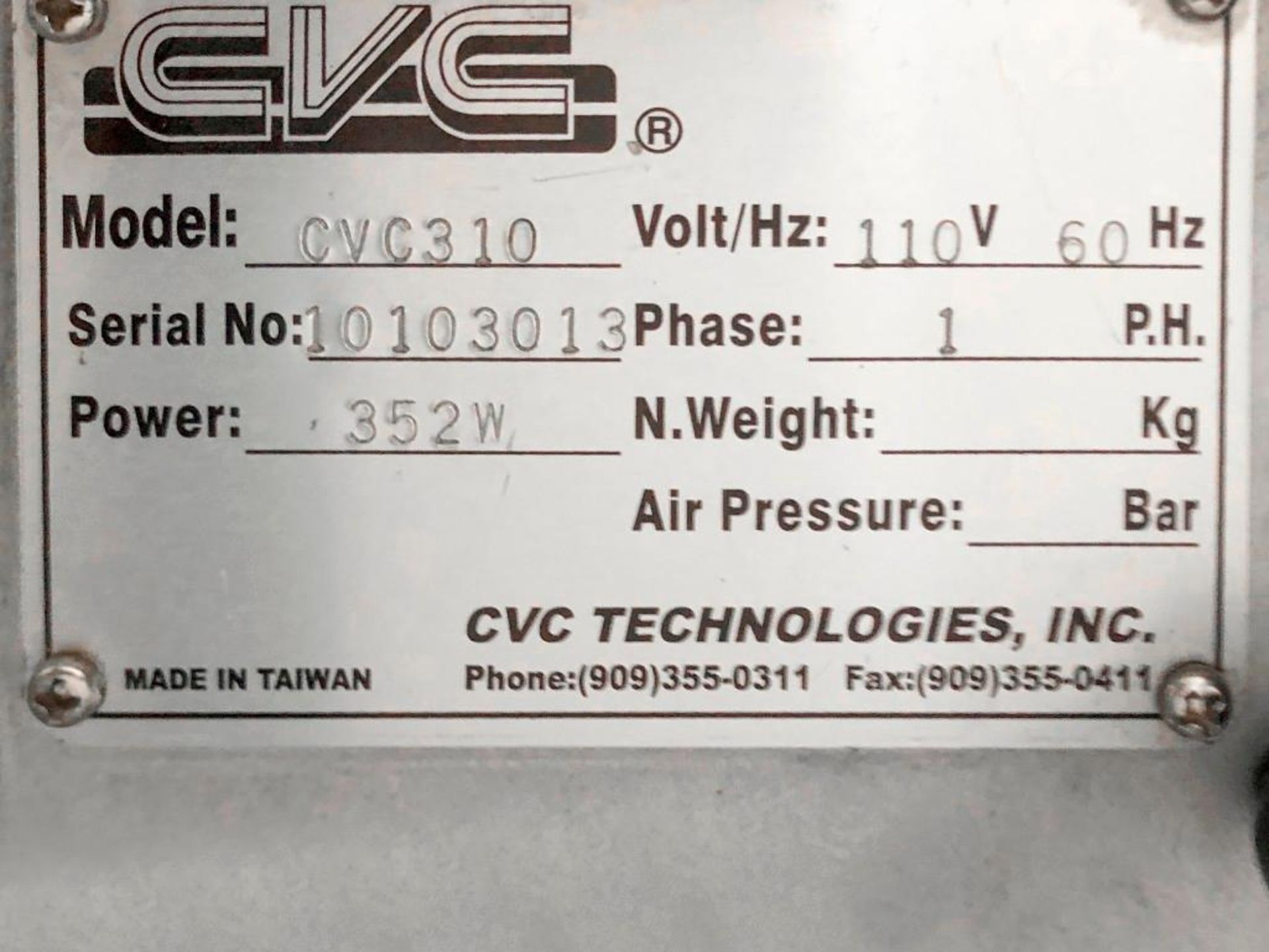 CVC 310 Labeler - Image 6 of 6