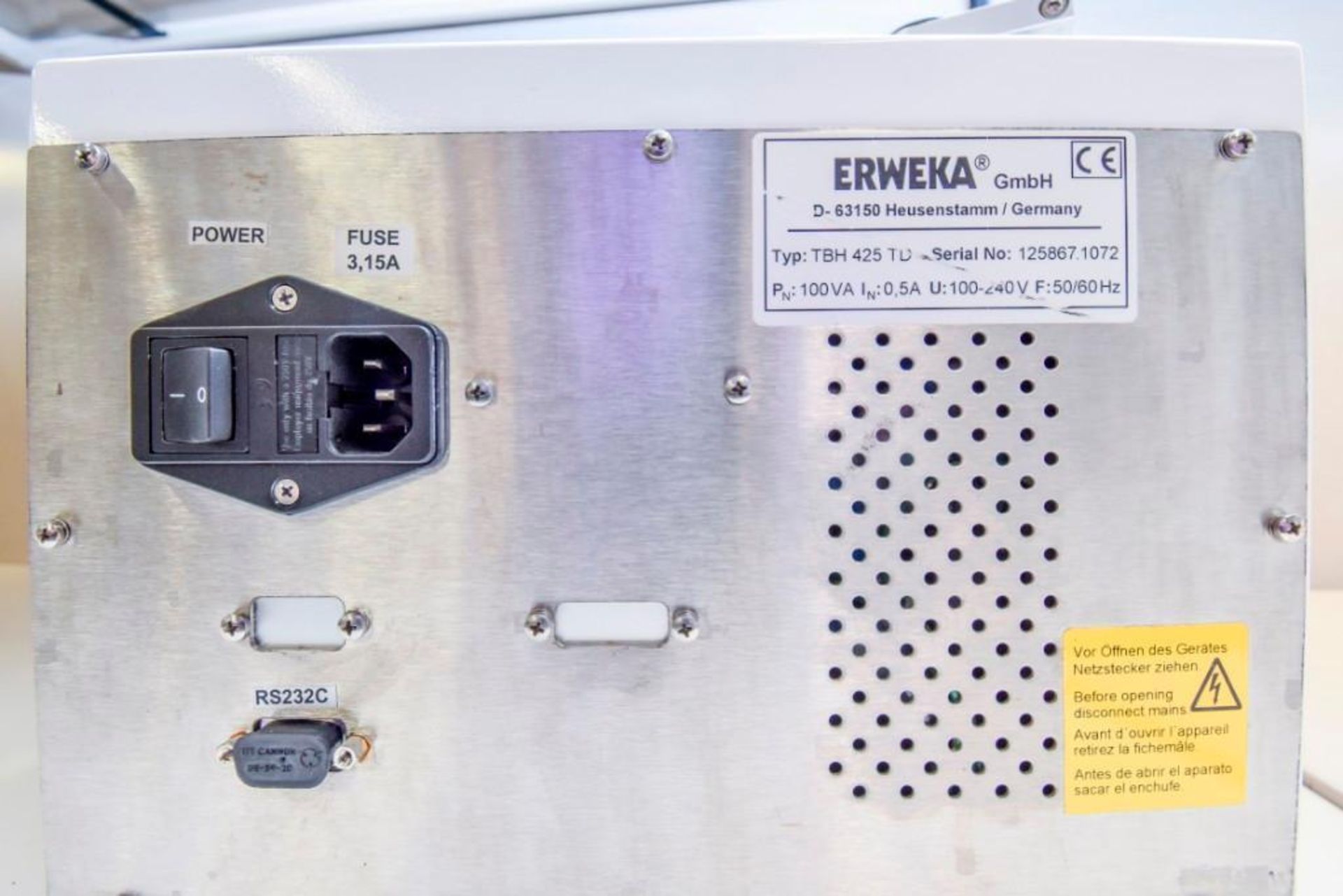 Erweka Hardness Tester TBH 425 TD - Image 5 of 6