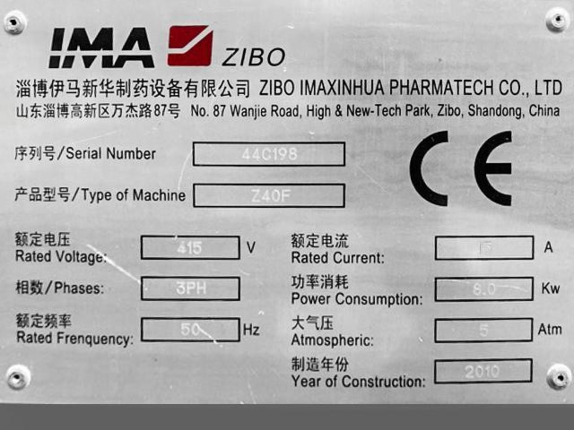 IMA Zanasi 40 F Automatic Capsule Filler - Image 6 of 6