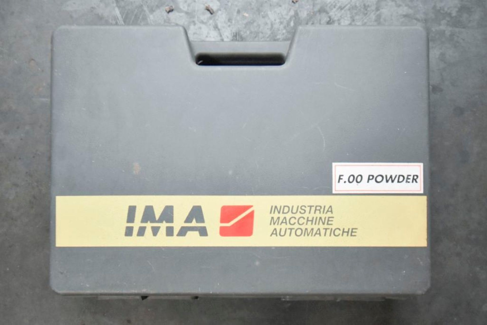 IMA 40 Partial Tooling Set Size 00 Skidding and Load out charges: There will be loading and s