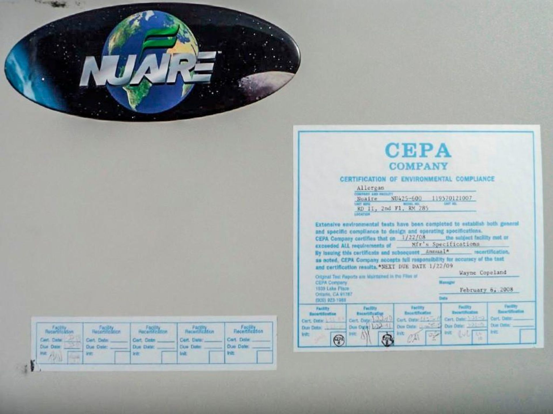 Nuaire Biological Safety Cabinet - Image 10 of 15