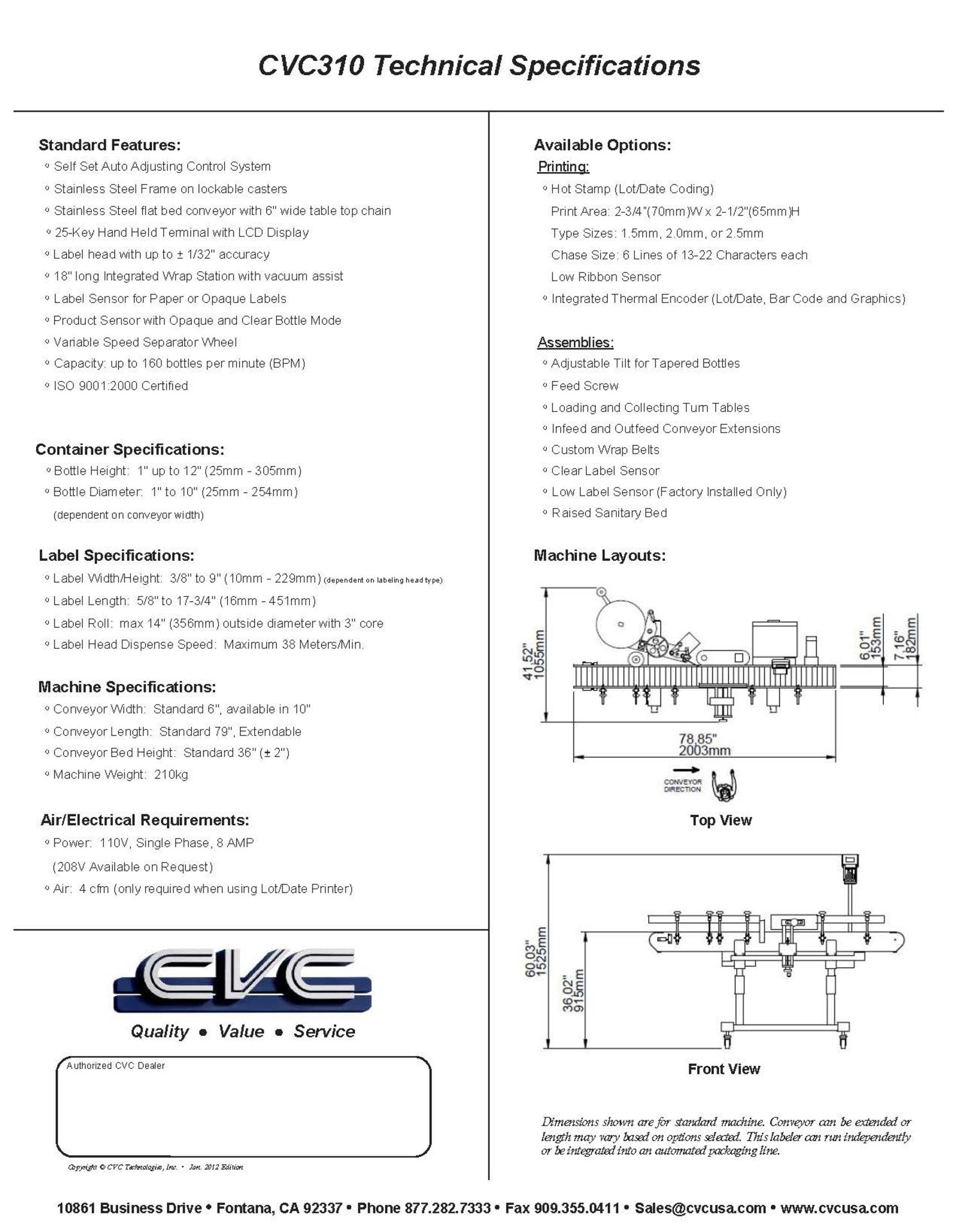 CVC Labeler 310C 6 - Image 17 of 17