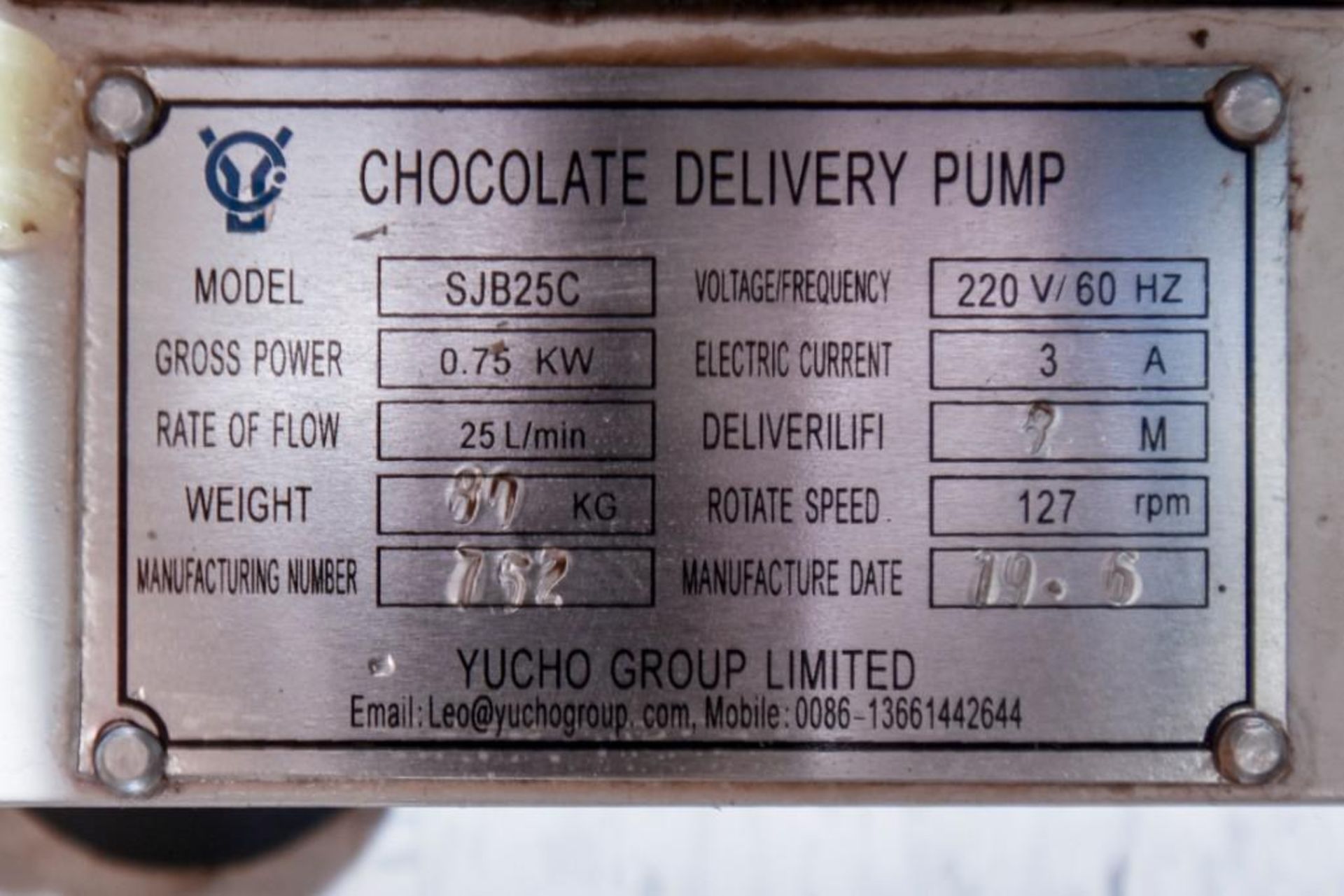 Chocolate Delivery Pump - Image 4 of 4