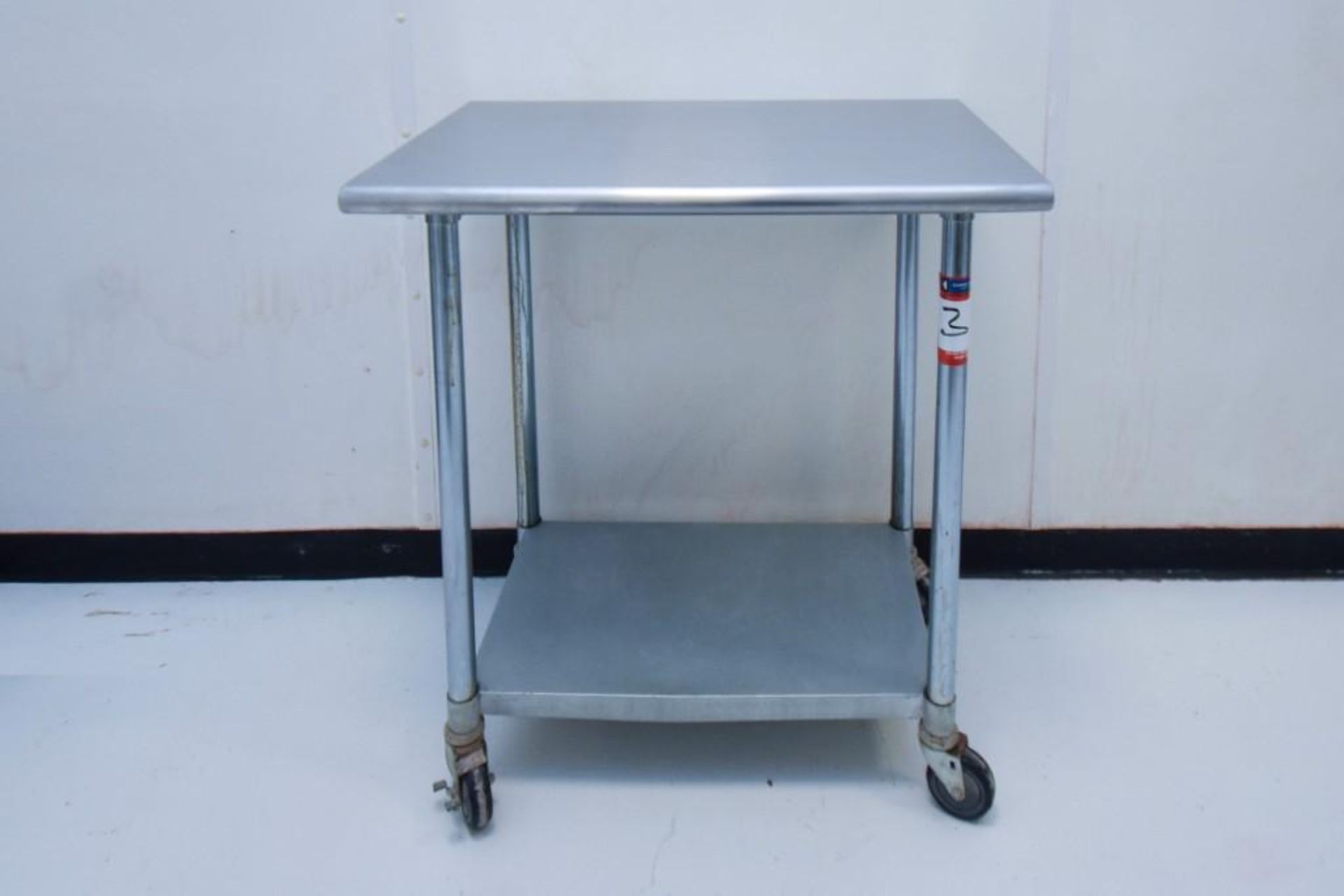 Stainless Steel Table on Casters - Image 2 of 2