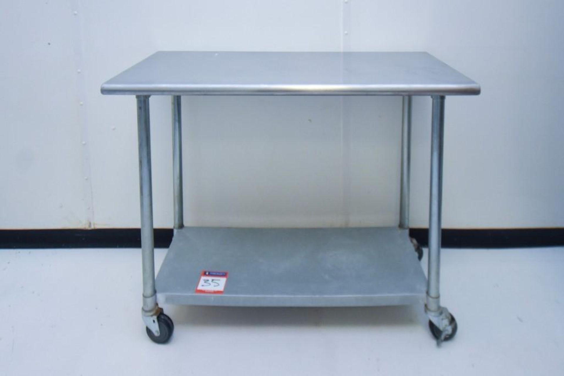 Stainless Steel Table on Casters - Image 2 of 2