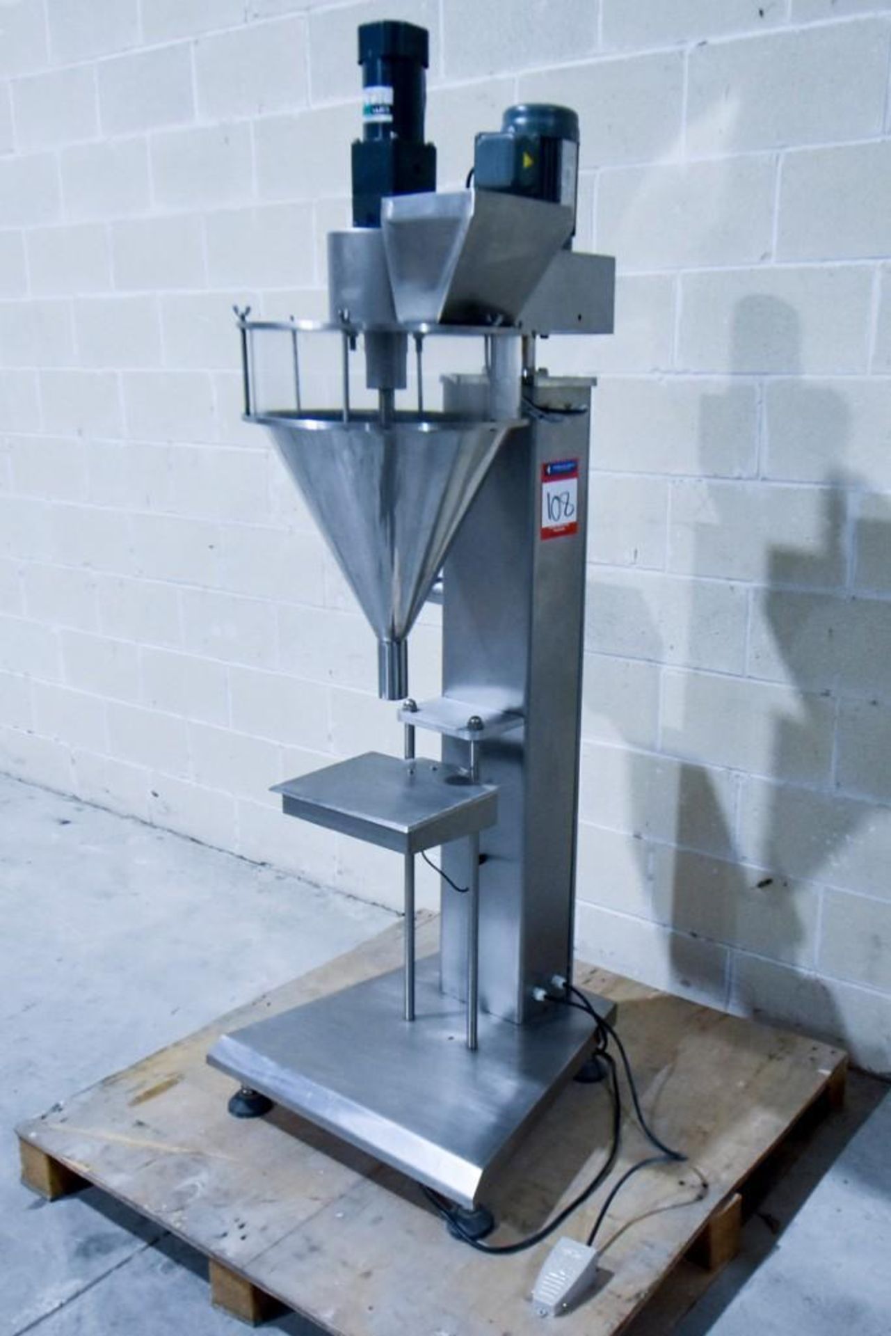 Small Auger Powder Filler with Pedal