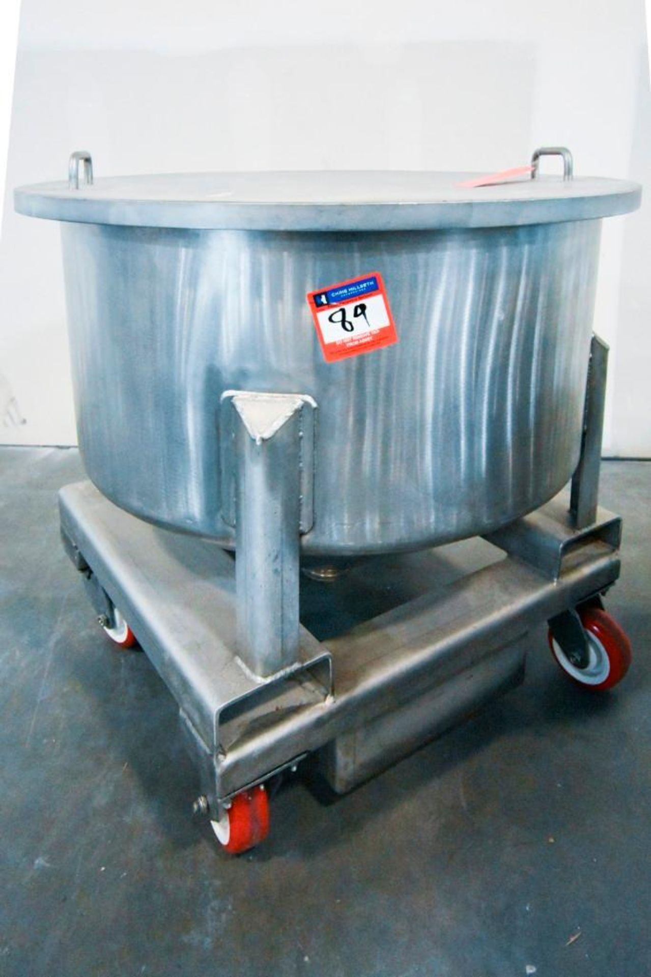 Stainless Tote on Casters