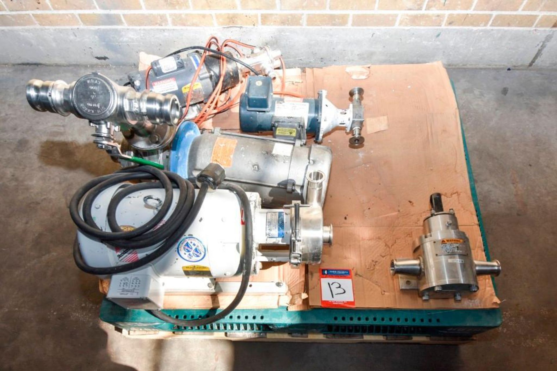 Assorted Pallet of motors and pumps