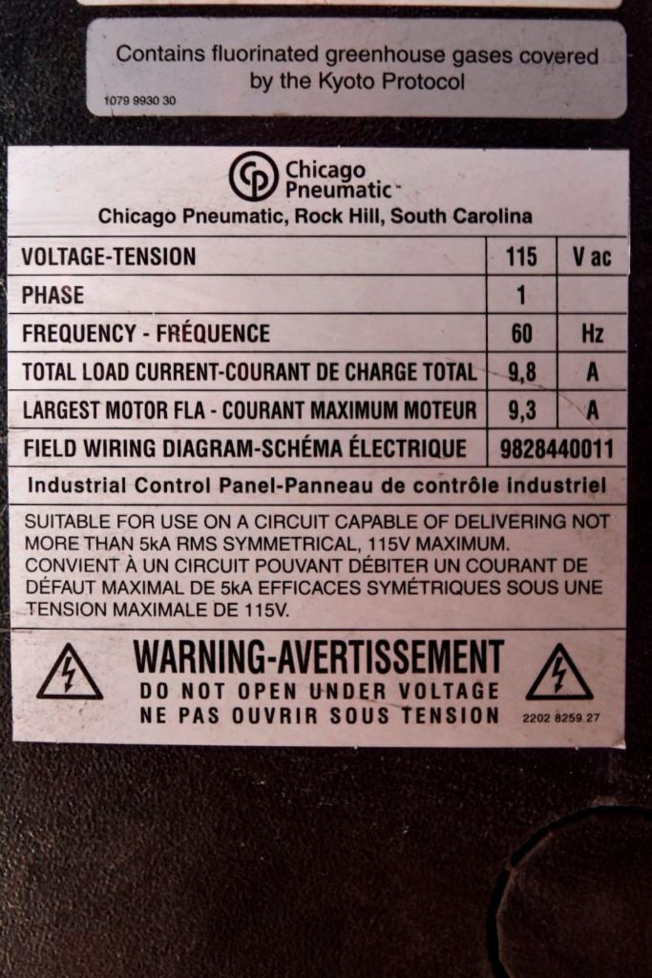 CPX 100 Refrigerated Air Dryer for a 25 HP Air Compressor - Image 3 of 4