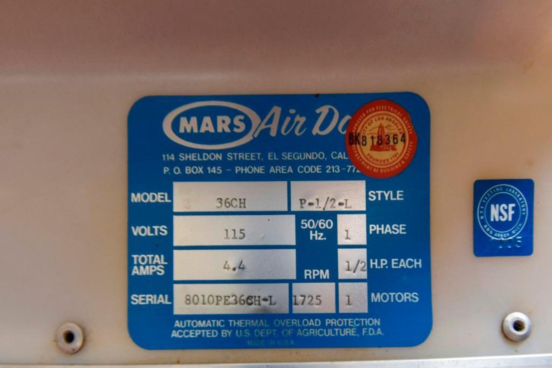 2 Mars Air Doors - Image 5 of 5