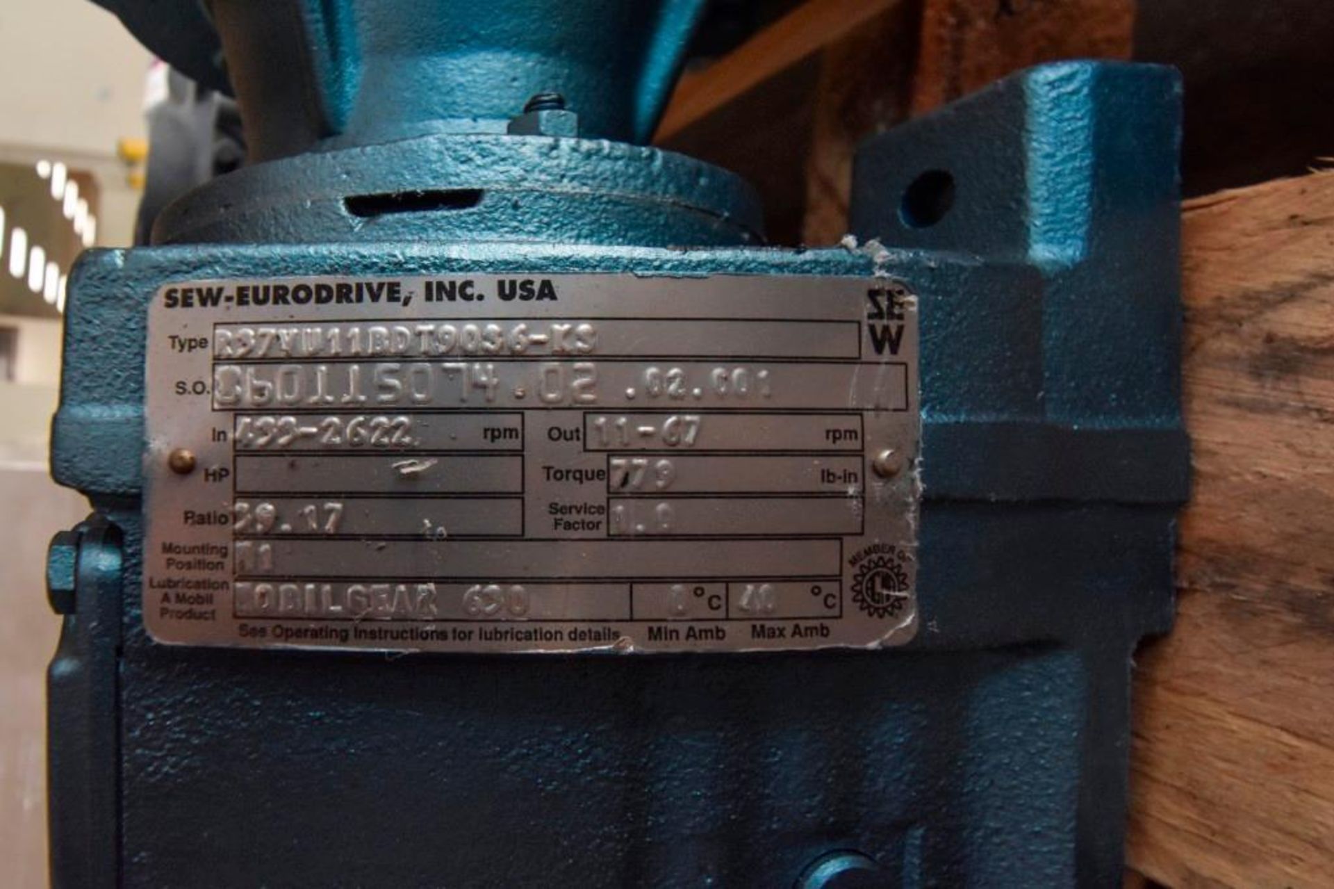 Sew Eurodrive Gearmotor - Image 4 of 5