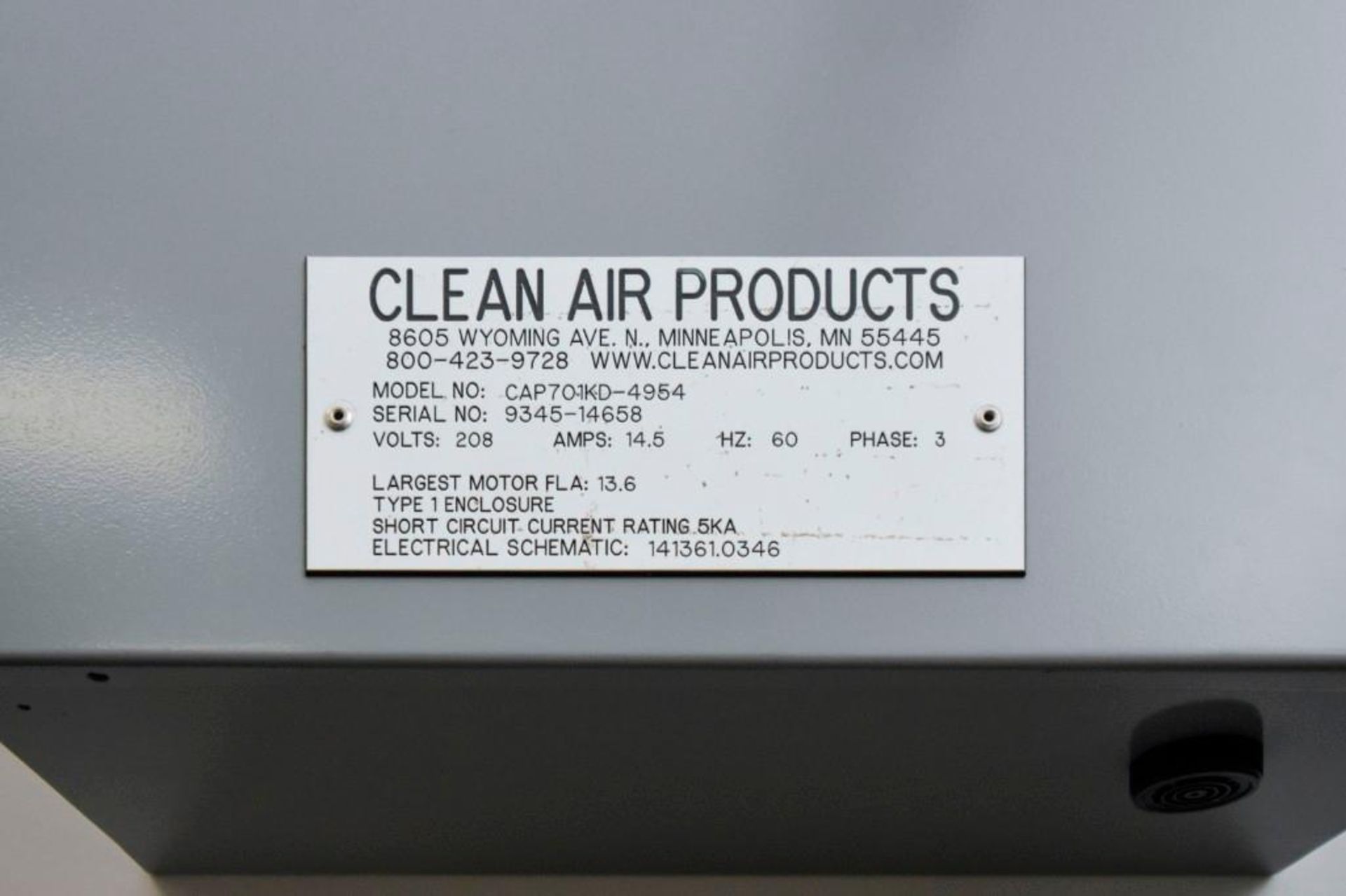 Clean Air Products Air Shower - Image 6 of 6