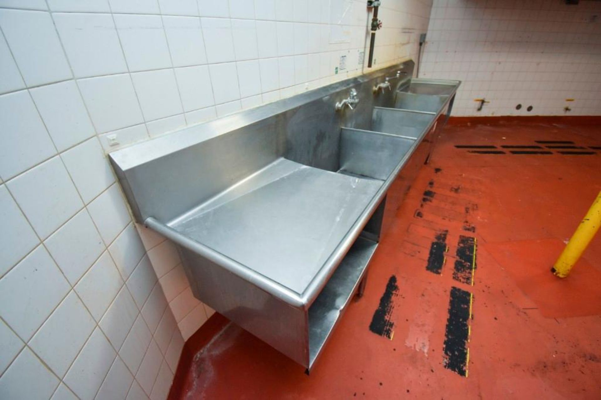 Triple Bowl Industrial Sink - Image 4 of 9