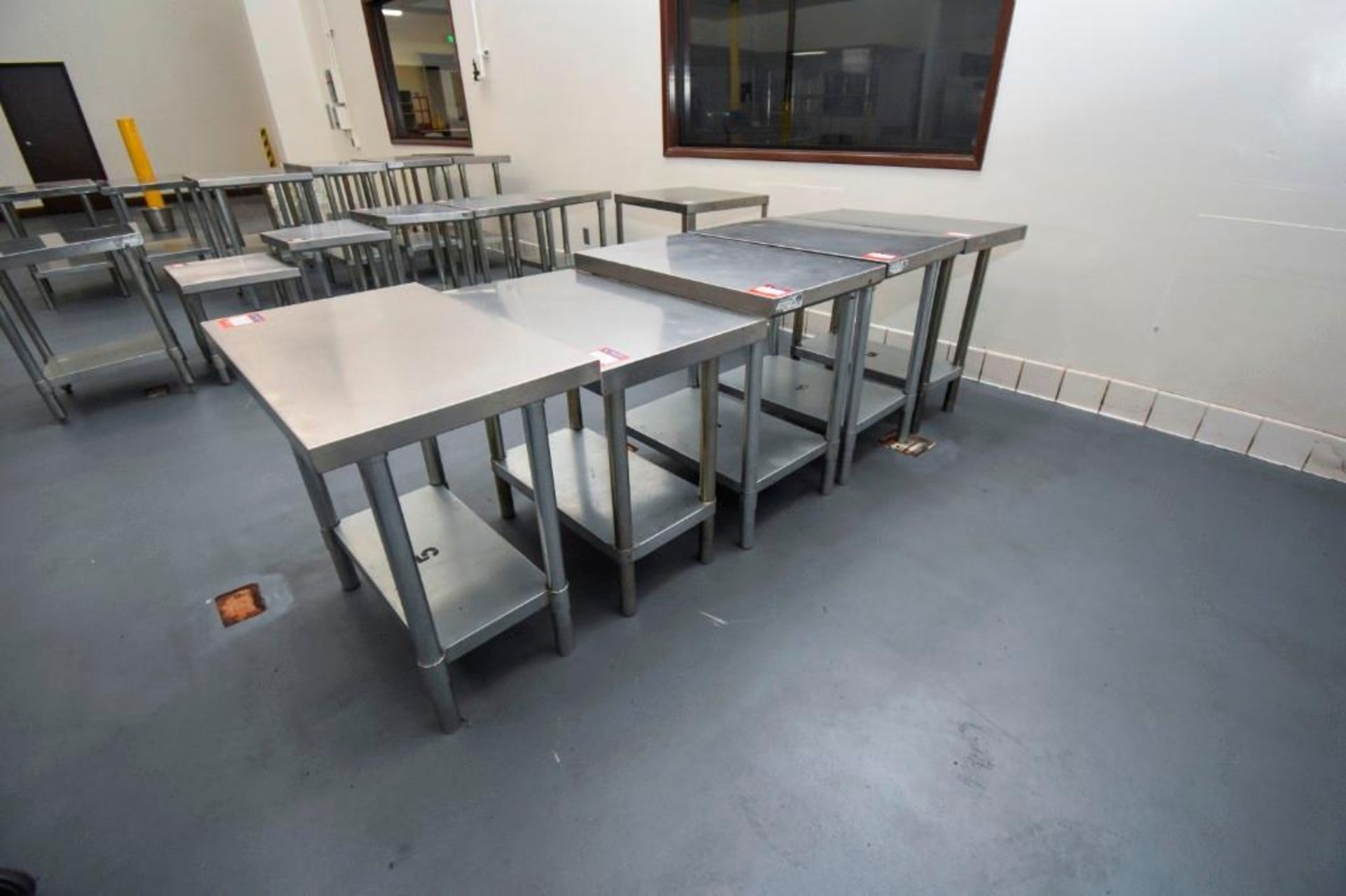 5 Stainless Steel Tables - Image 3 of 4