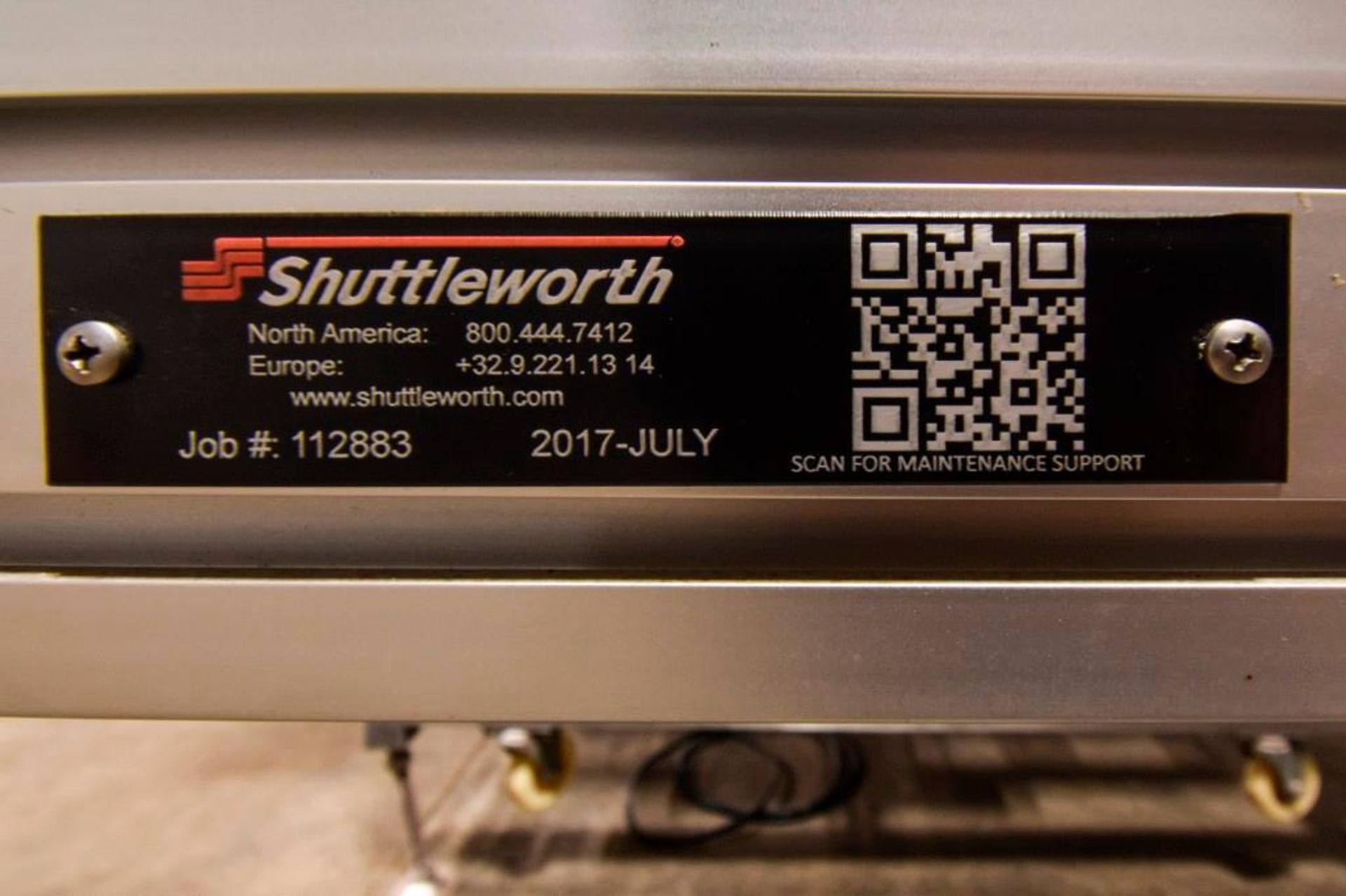 Shuttleworth Variable Speed Conveyor 10 Feet - Image 11 of 11