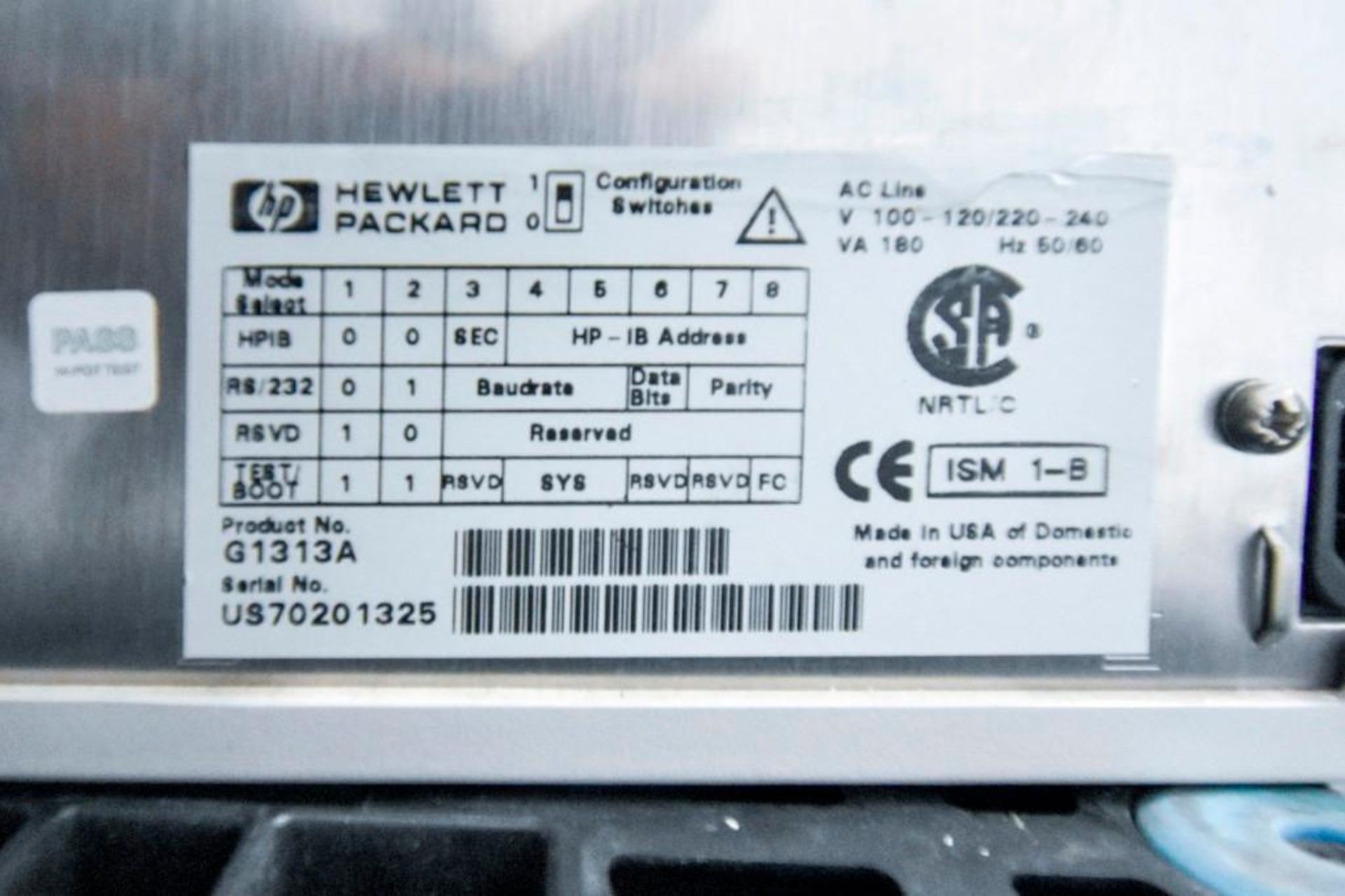 Hewlett-Packard 1100 HPLC Modular Liquid Chromatography System - Image 10 of 11