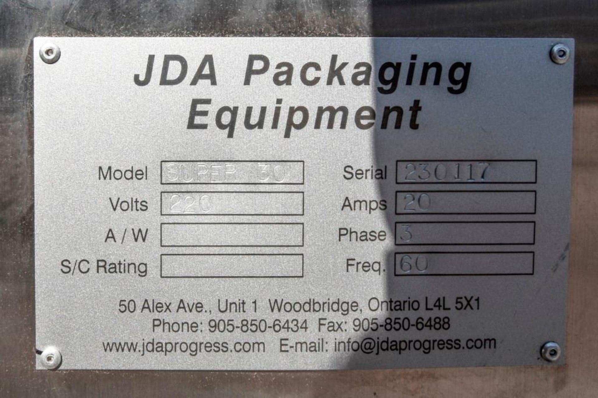 JDA Packaging Equipment Super 30 Lotion Tube Filler - 9 Station - Image 15 of 16