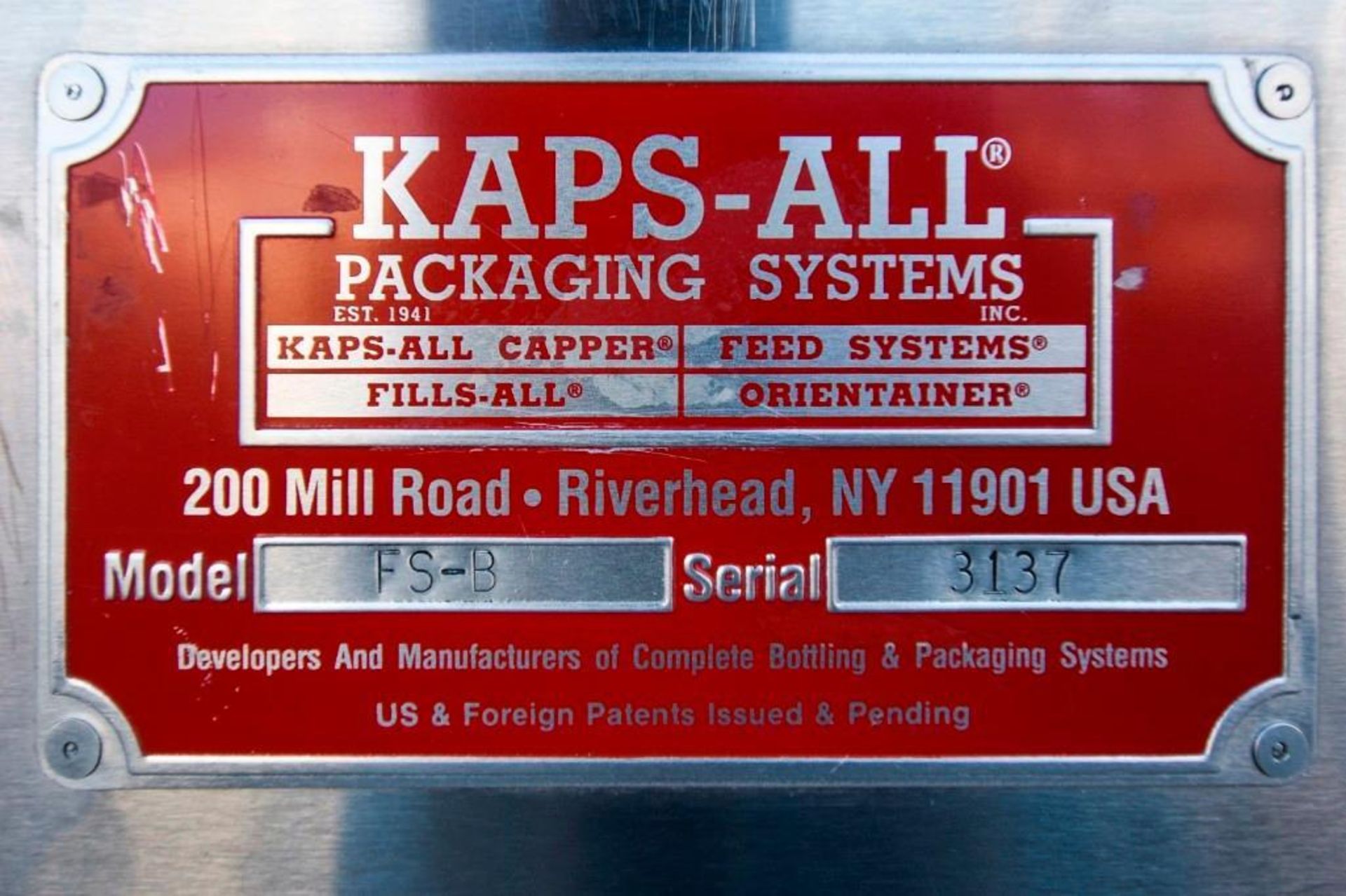 Kaps-All Cap Elevator FSP - Image 14 of 14