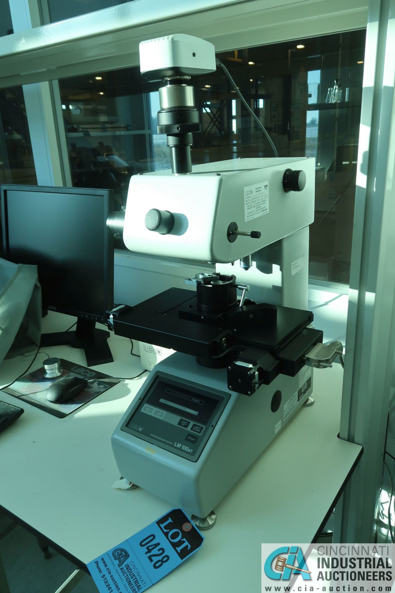 LECO LM 100AT MICROINDENTATION HARDNESS TESTER; S/N FMX2472 WITH PC
