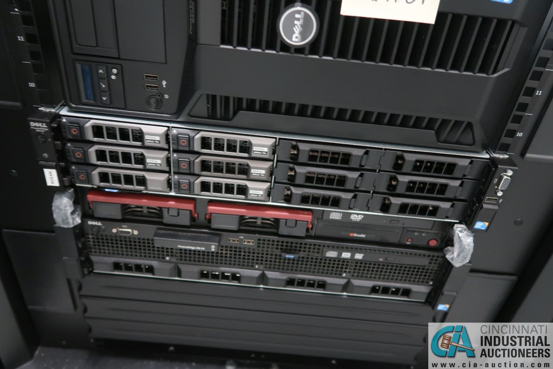 APC SERVER INFRASTRUXURE SYMMETRA PX UPS, (2) APC SERVER TOWERS, (2) APC INROW COOLING SYSTEMS, DELL - Image 7 of 12