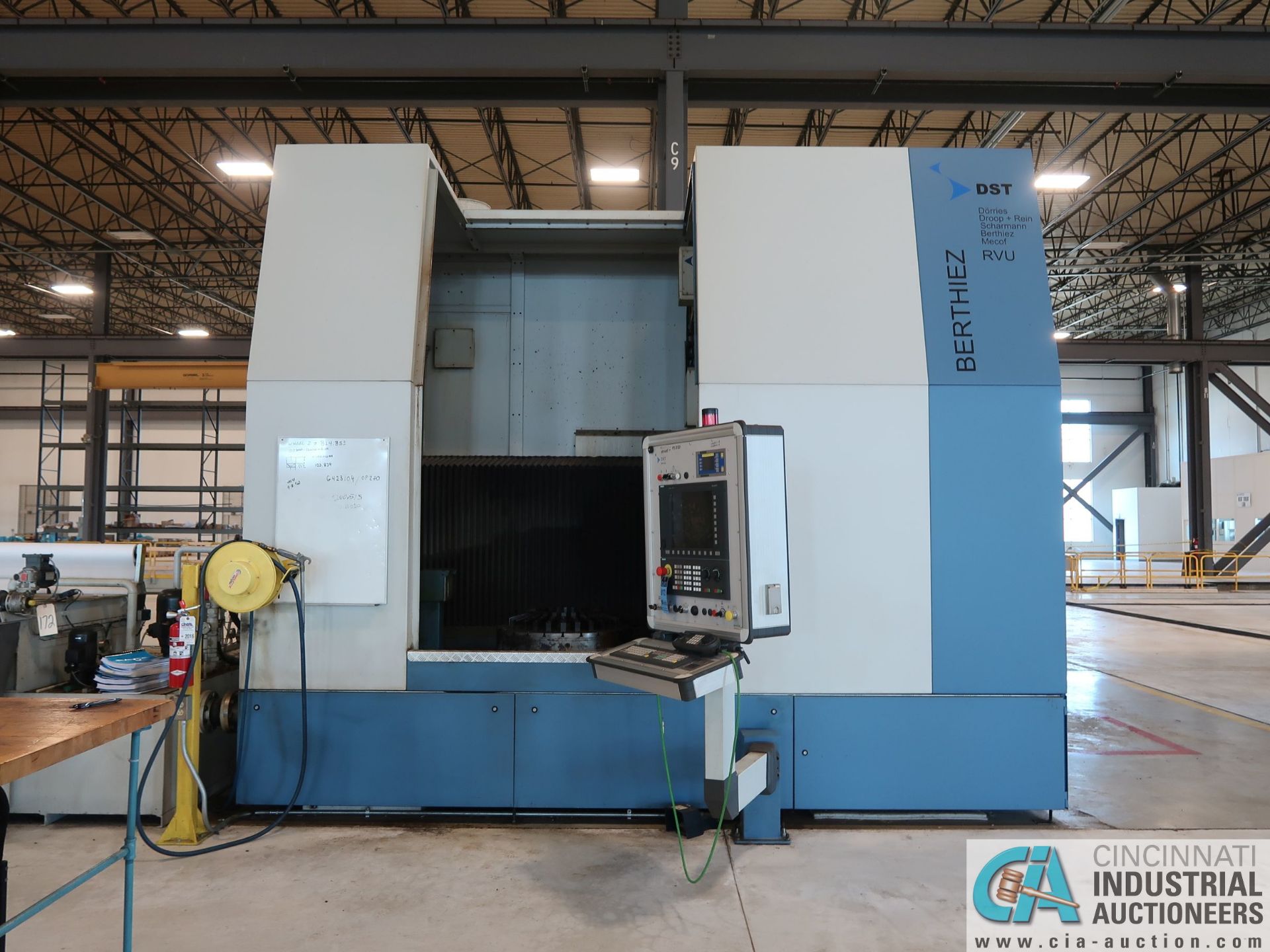 BERTHIEZ MODEL RVU 900/80 ID/OD, WITH TURNING, VERTICAL CNC GRINDER; S/N 4219, 84OD SIEMENS CONTROL - Image 16 of 33