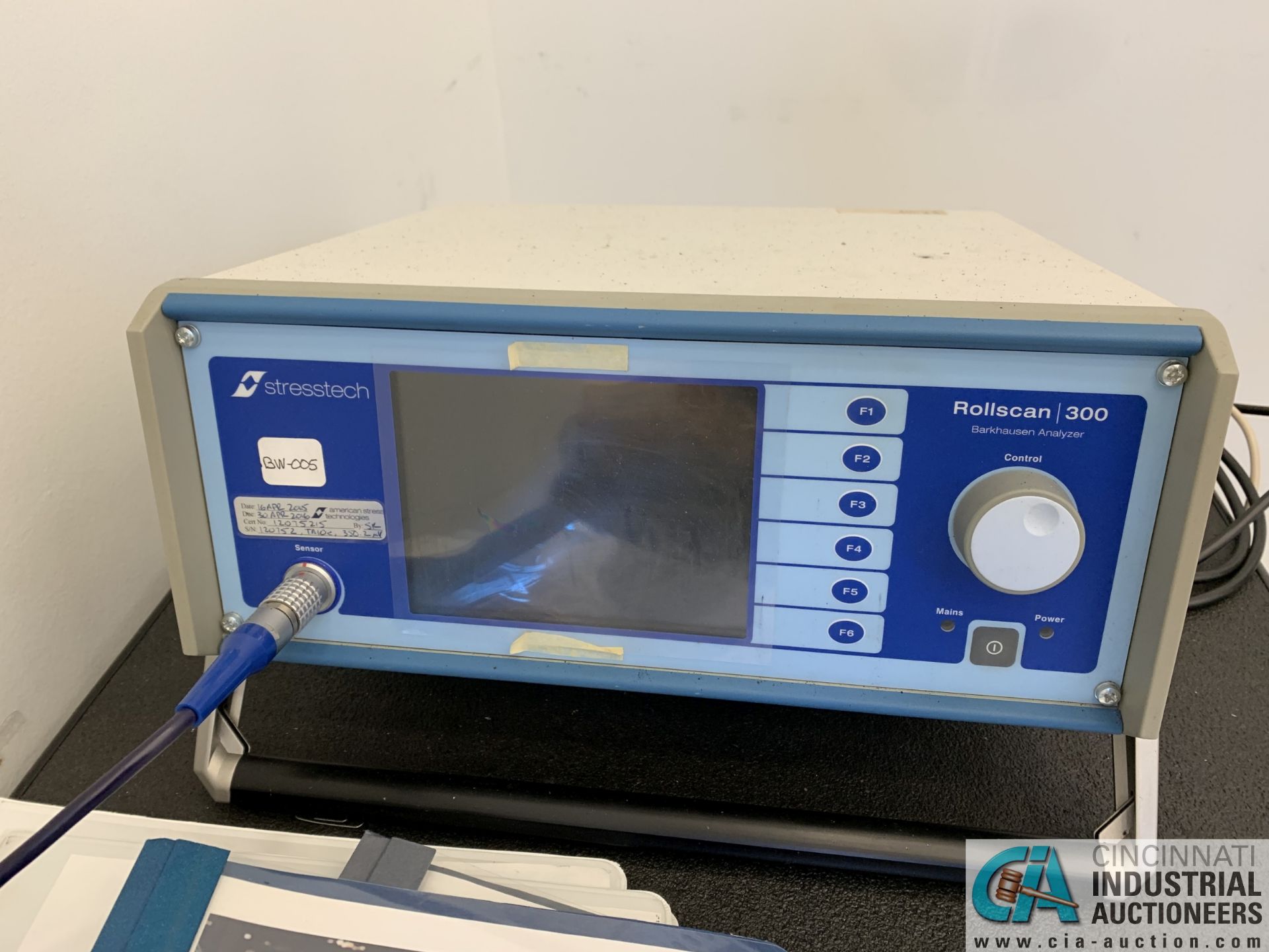 STRESSTECH MODEL ROLLSCAN 300 DIGITAL BARKHAUSEN NOISE ANALYZER; S/N 120752 WITH (4) SENSORS - Image 3 of 7