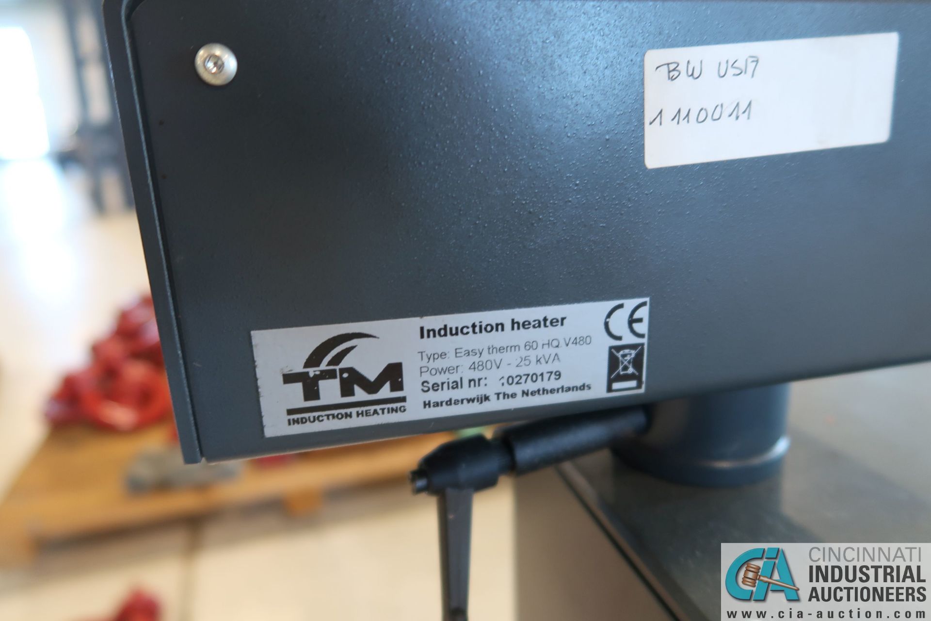 TM MODEL EASYTHERM 60 HQ. V480 INDUCTION HEATER; S/N 10270179, 480 VOLT, 25 KVA - Image 4 of 4